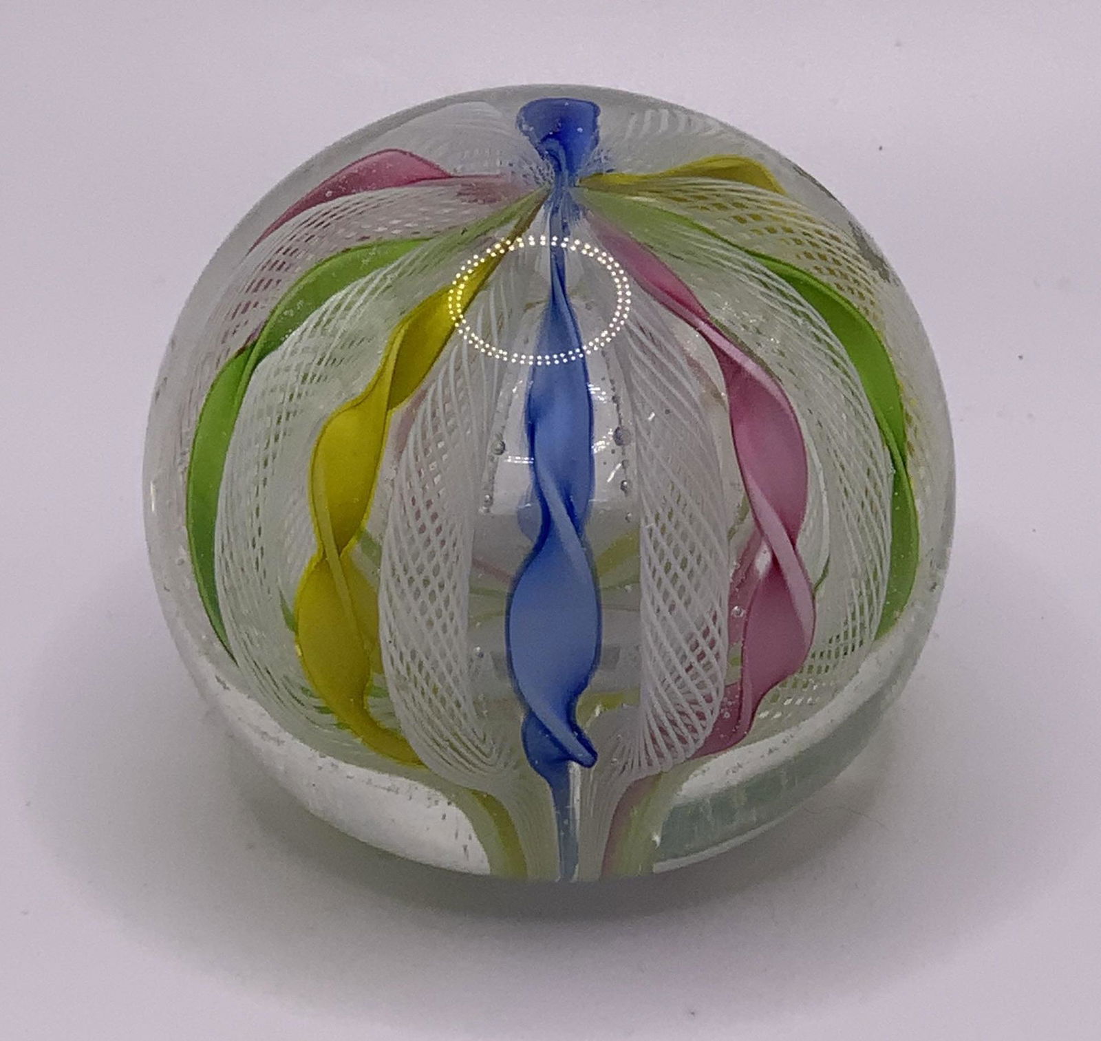 MURANO Art Glass Ribbon Paper Weight (1 of 6)