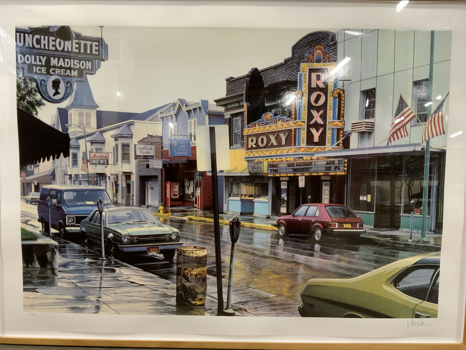 DAVIS CONE Signed Rainy/Roxy Day Serigraph (1 of 11)