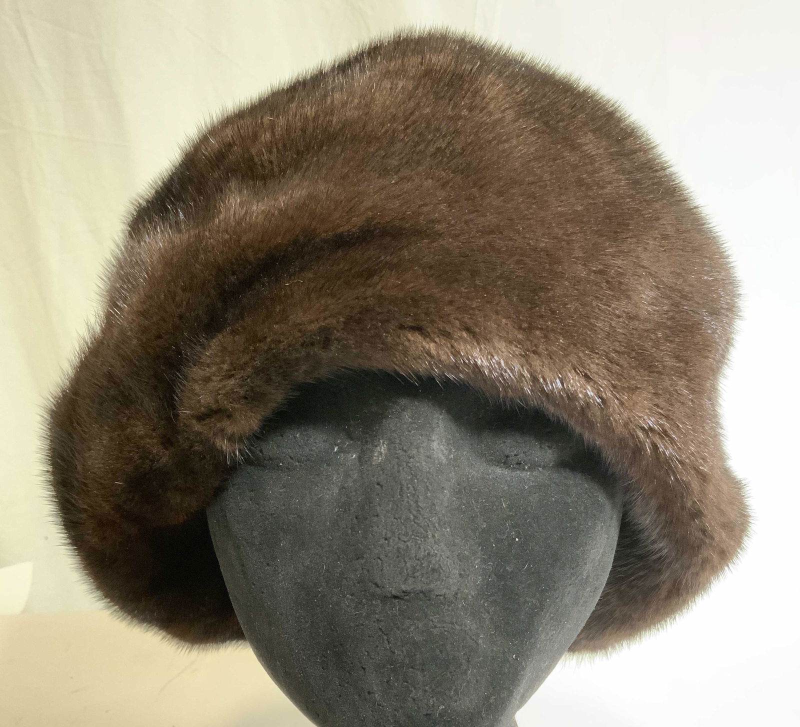 ABC FUR Mink Fur Hat Brown (1 of 10)