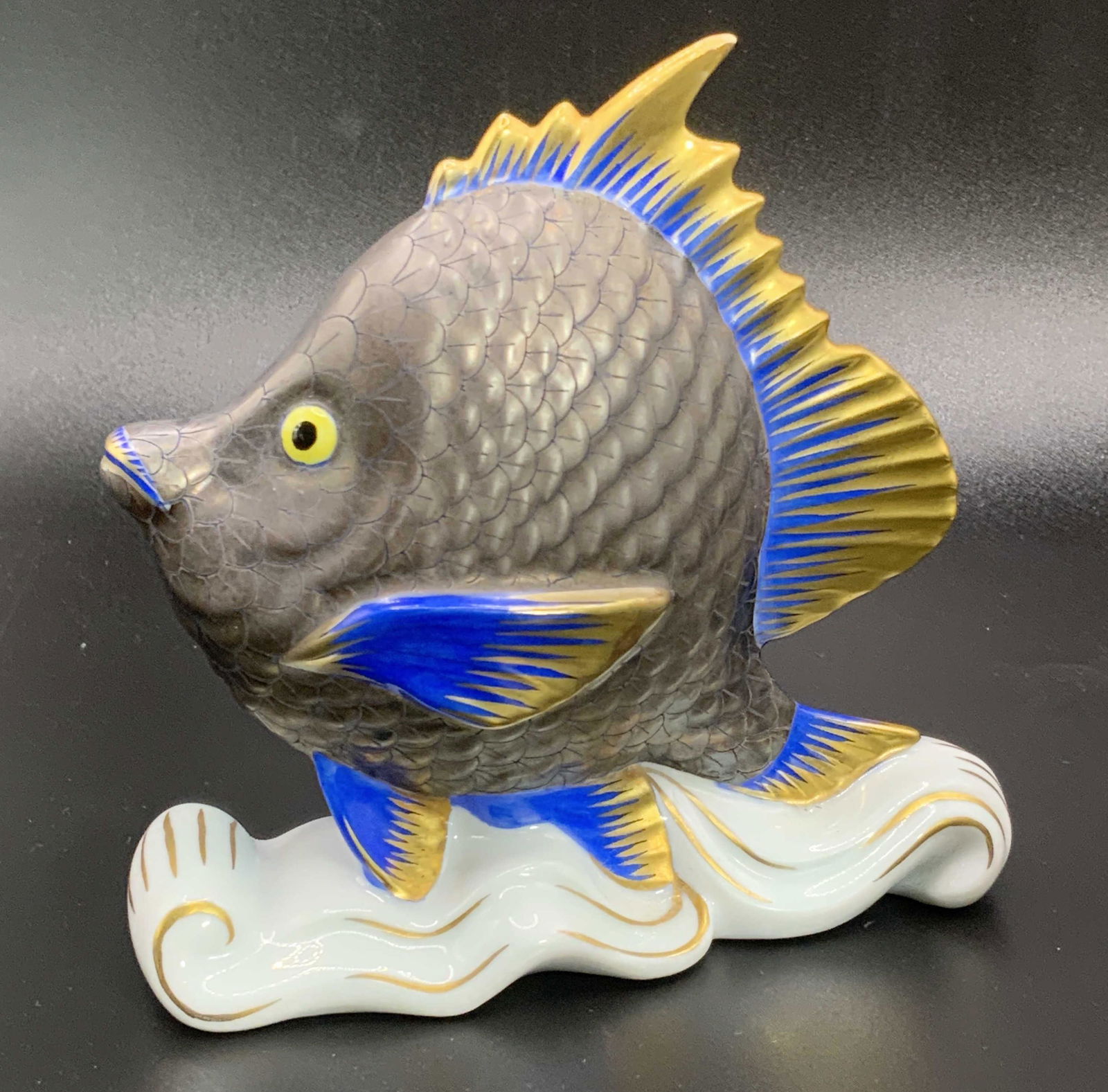 HEREND HUNGARY Hand Painted Porcelain Fish Figural (1 of 16)