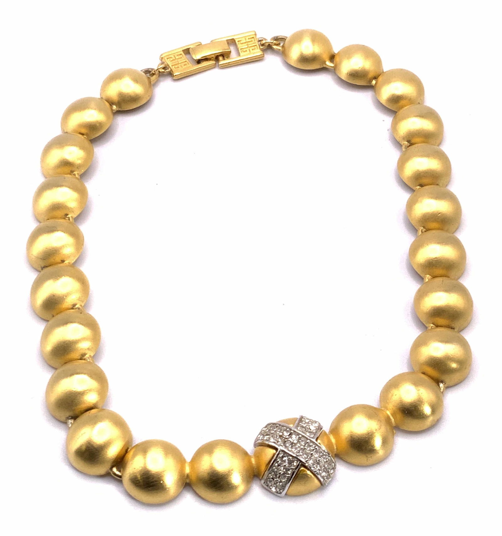 Vintage GIVENCHY Signed Crystal Choker Necklace (1 of 16)