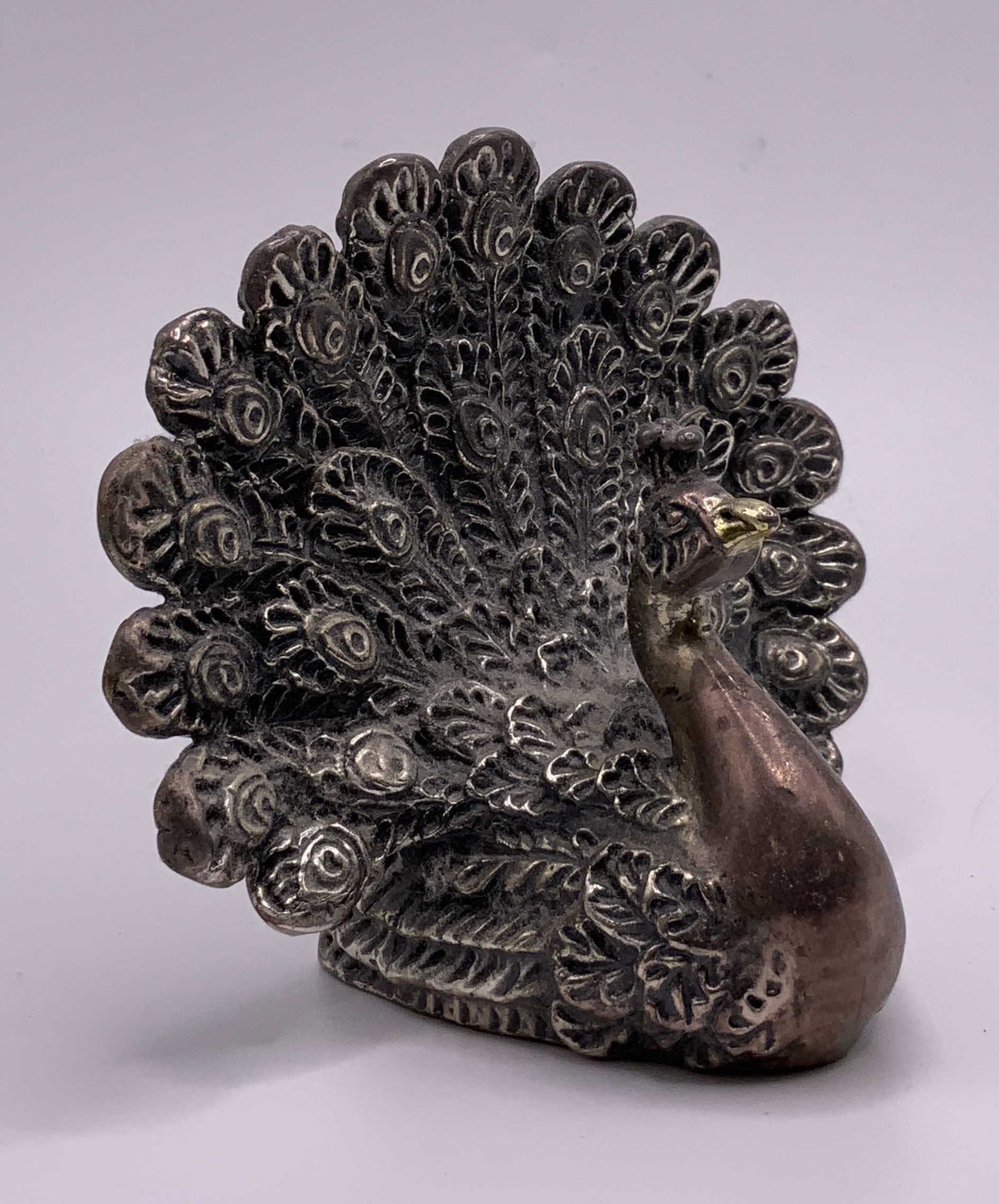 Sterling Silver Small Peacock figurine (1 of 7)