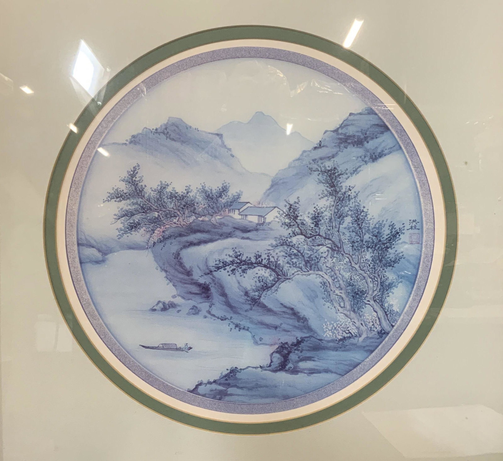Vintage Traditional Japanese Landscape Aquatint (1 of 8)