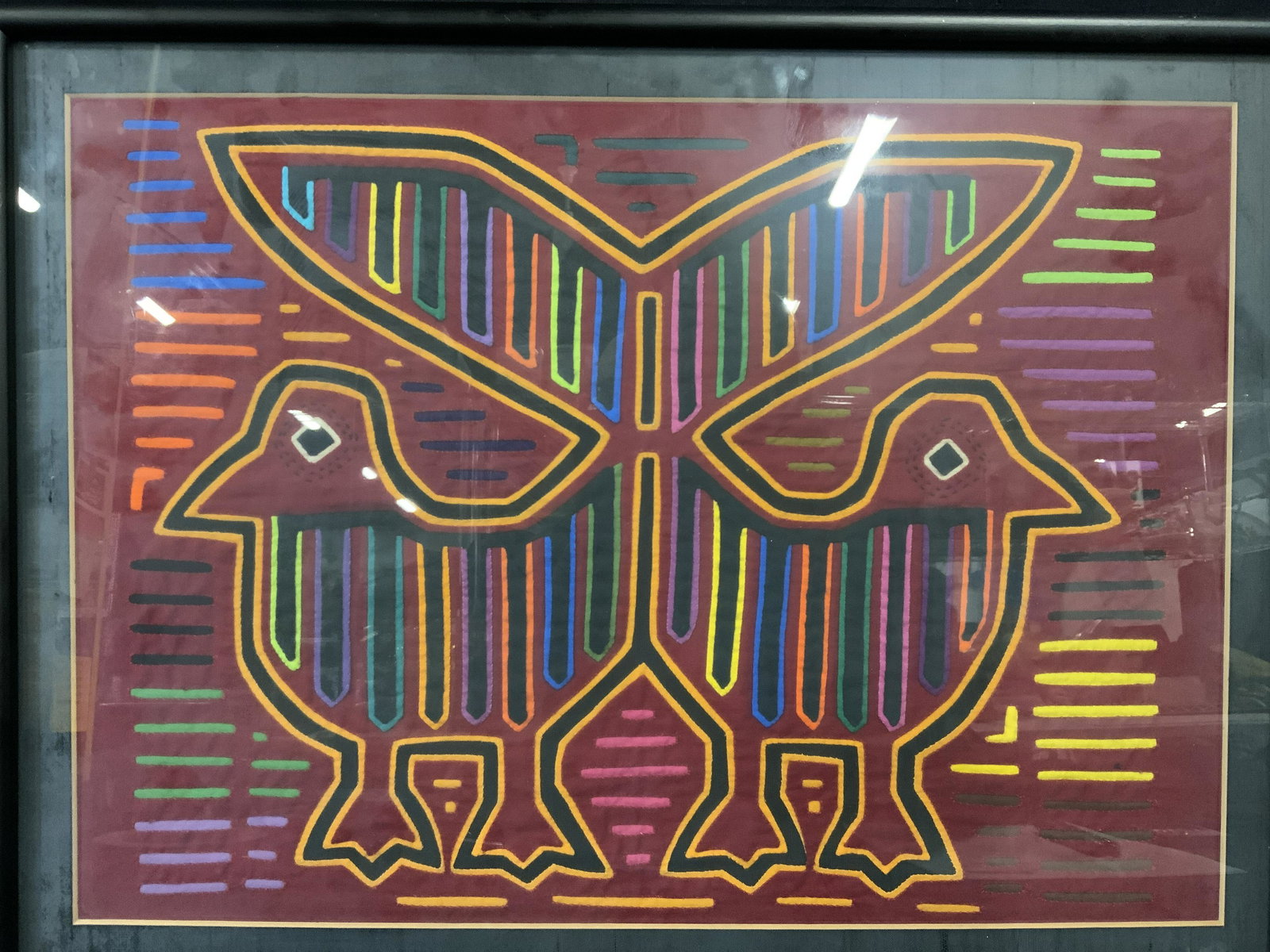 MOLA Textile Bird Artwork (1 of 7)