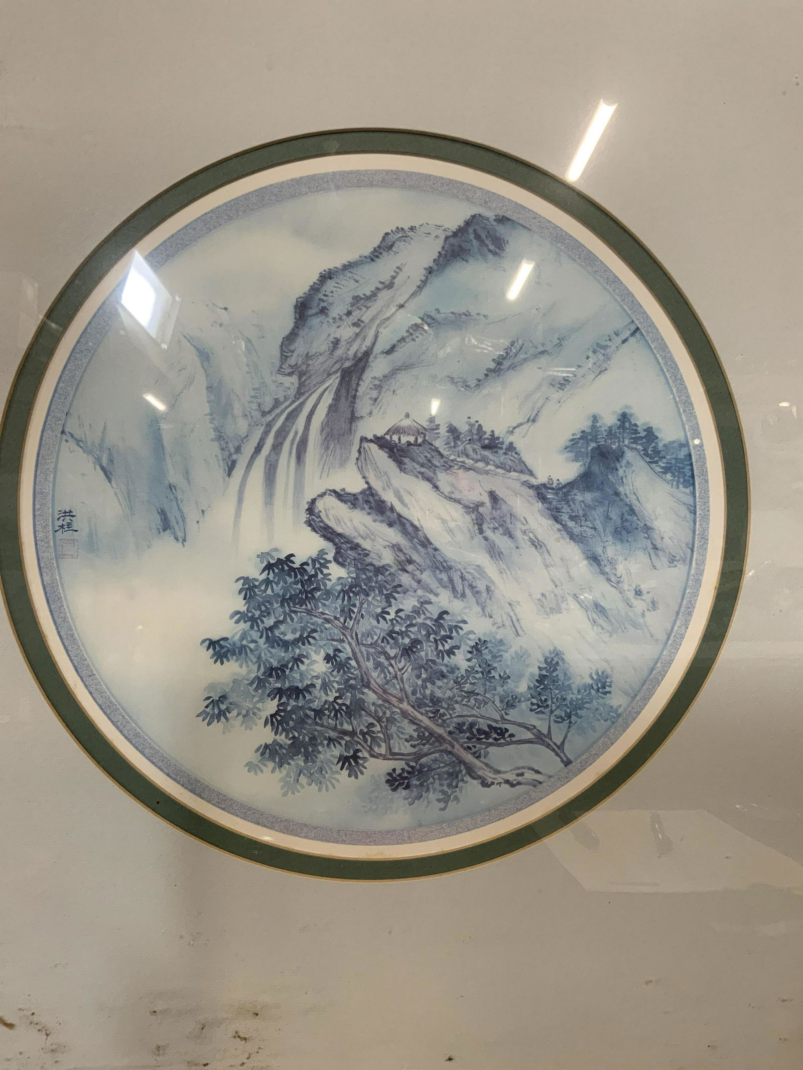 Vntg East Asian Landscape Aquatint (1 of 6)