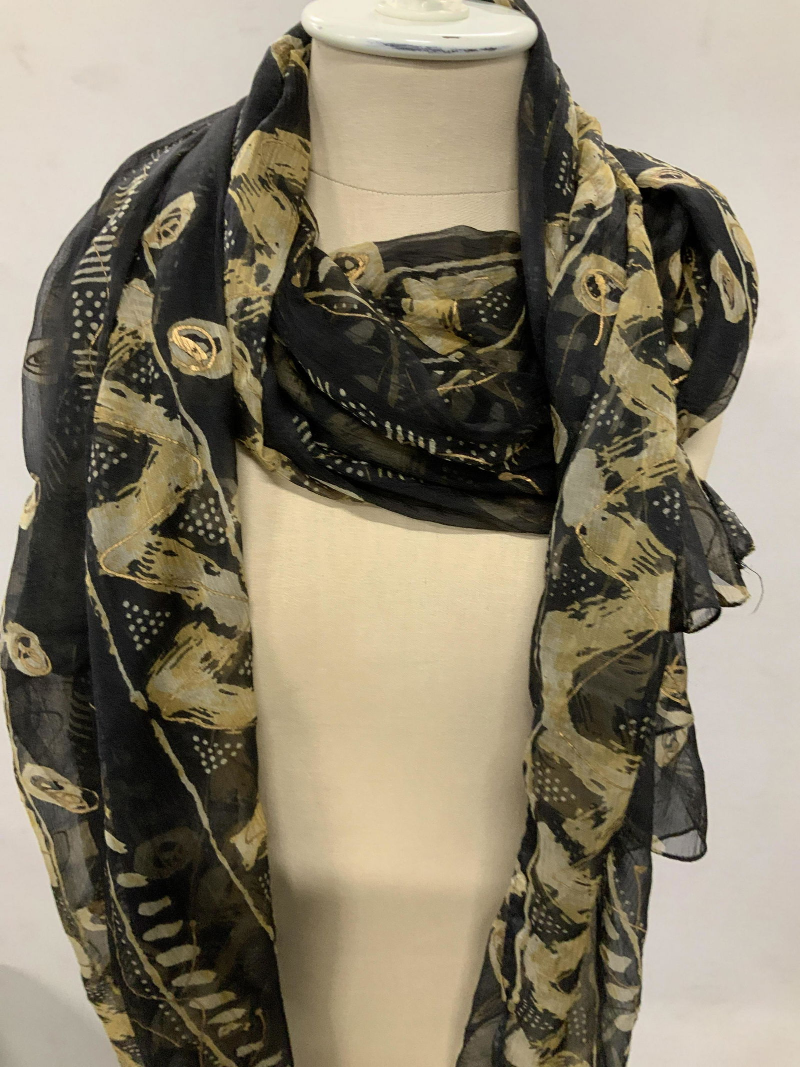 PEPPERMINT Bay Nylon Fashion Scarf (1 of 7)