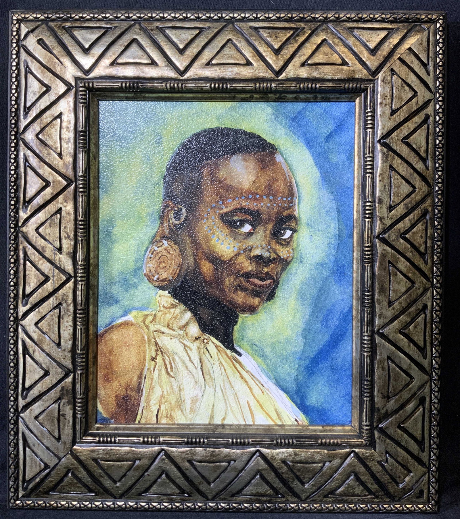 WALTER CLARK Print of African Woman (1 of 6)