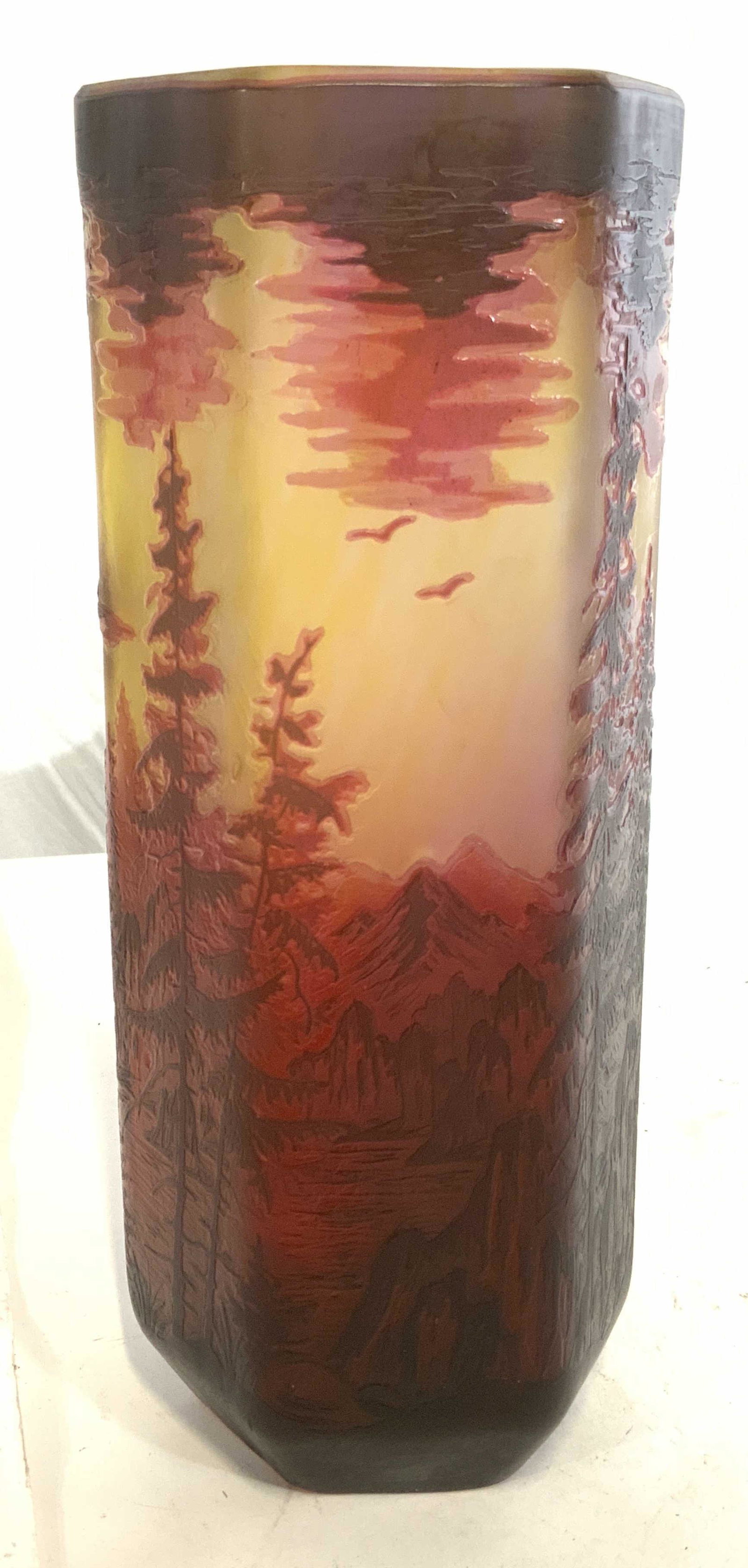 Vintage Cameo Glass Vase (1 of 5)