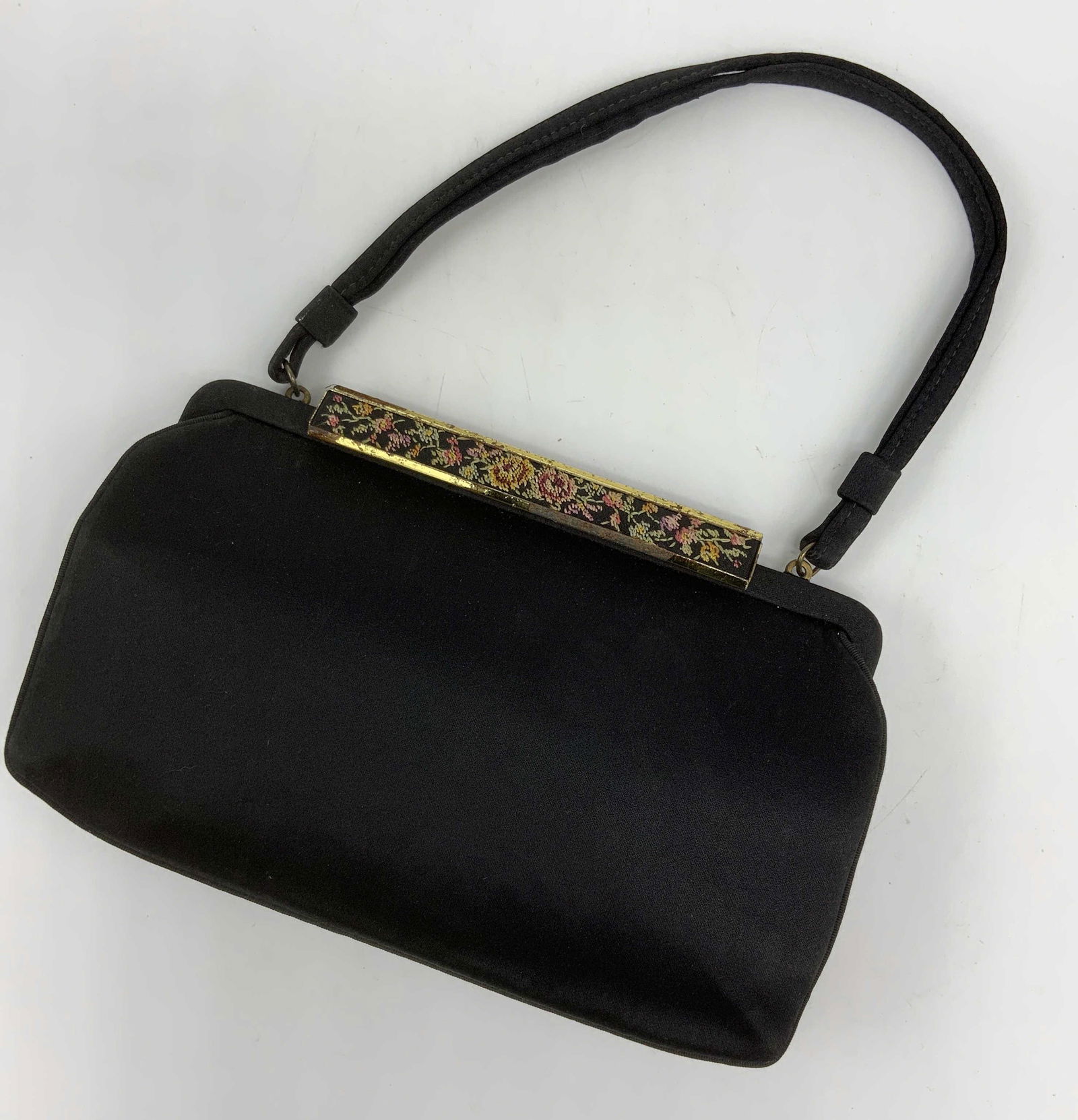 Vintage Style Embroidered Top Handle Bag (1 of 5)