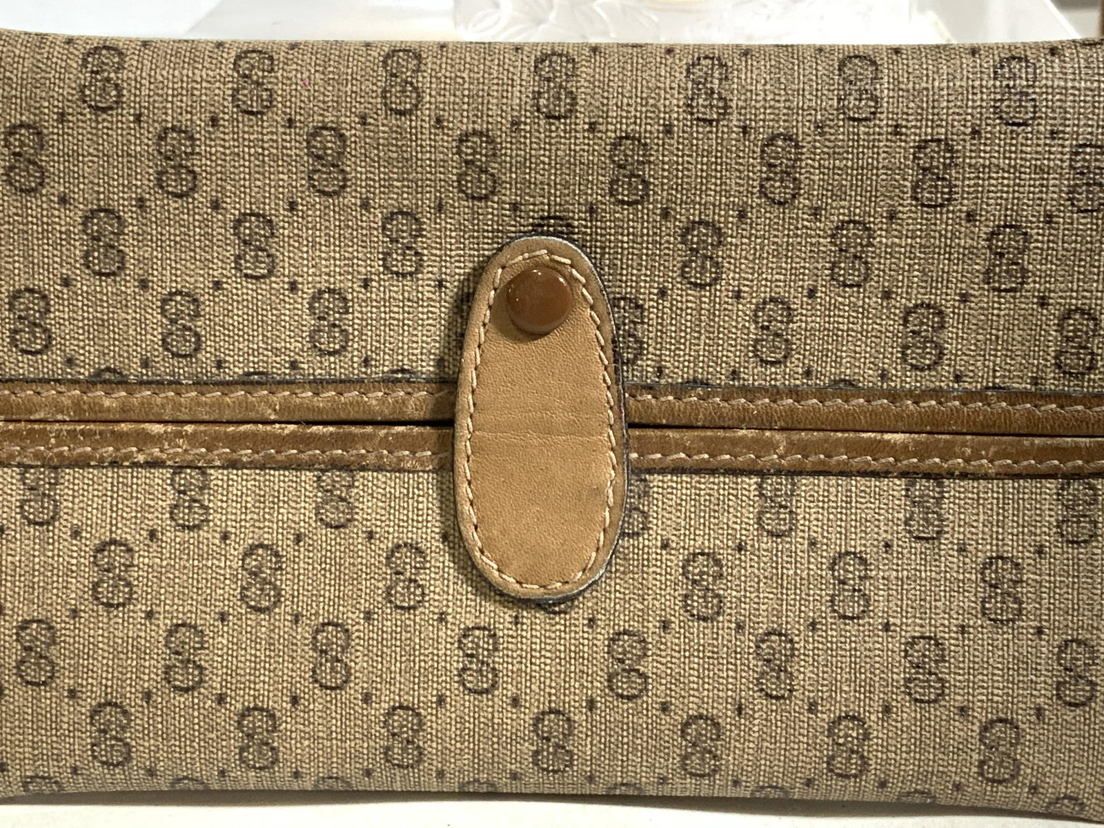 GUCCI Leather & Canvas Ophidia Tissue pouch, IT (1 of 7)