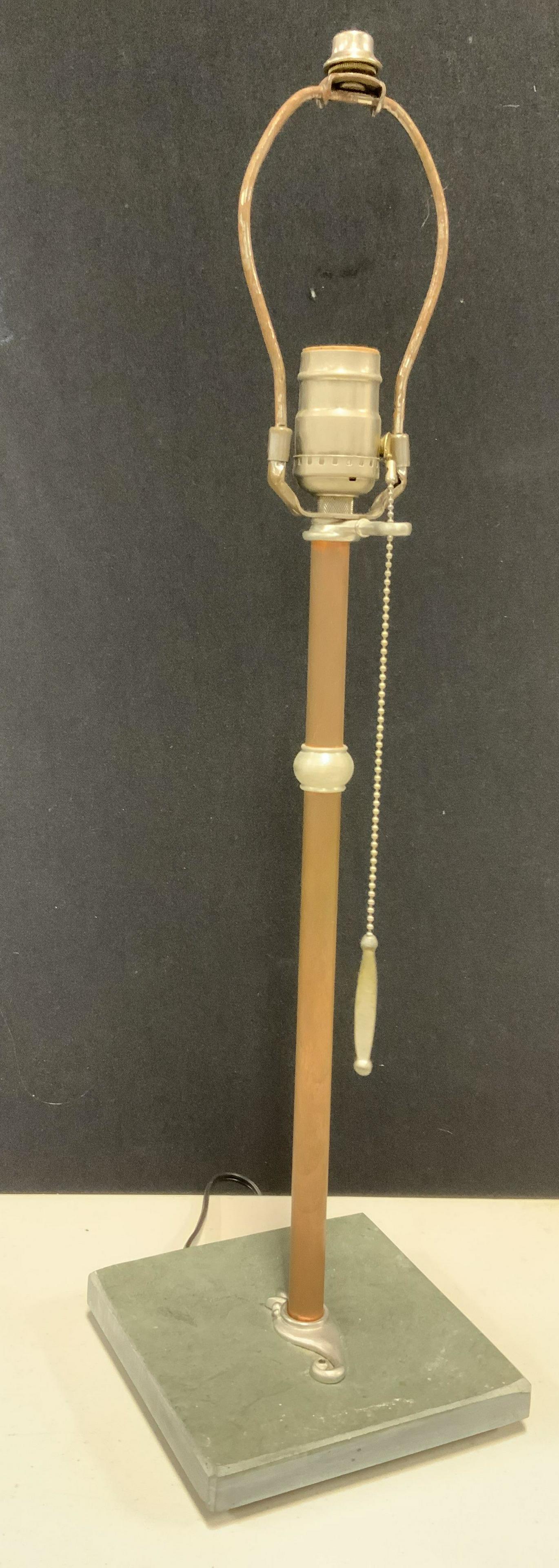 Copper & Slate Tabletop Lamp (1 of 10)