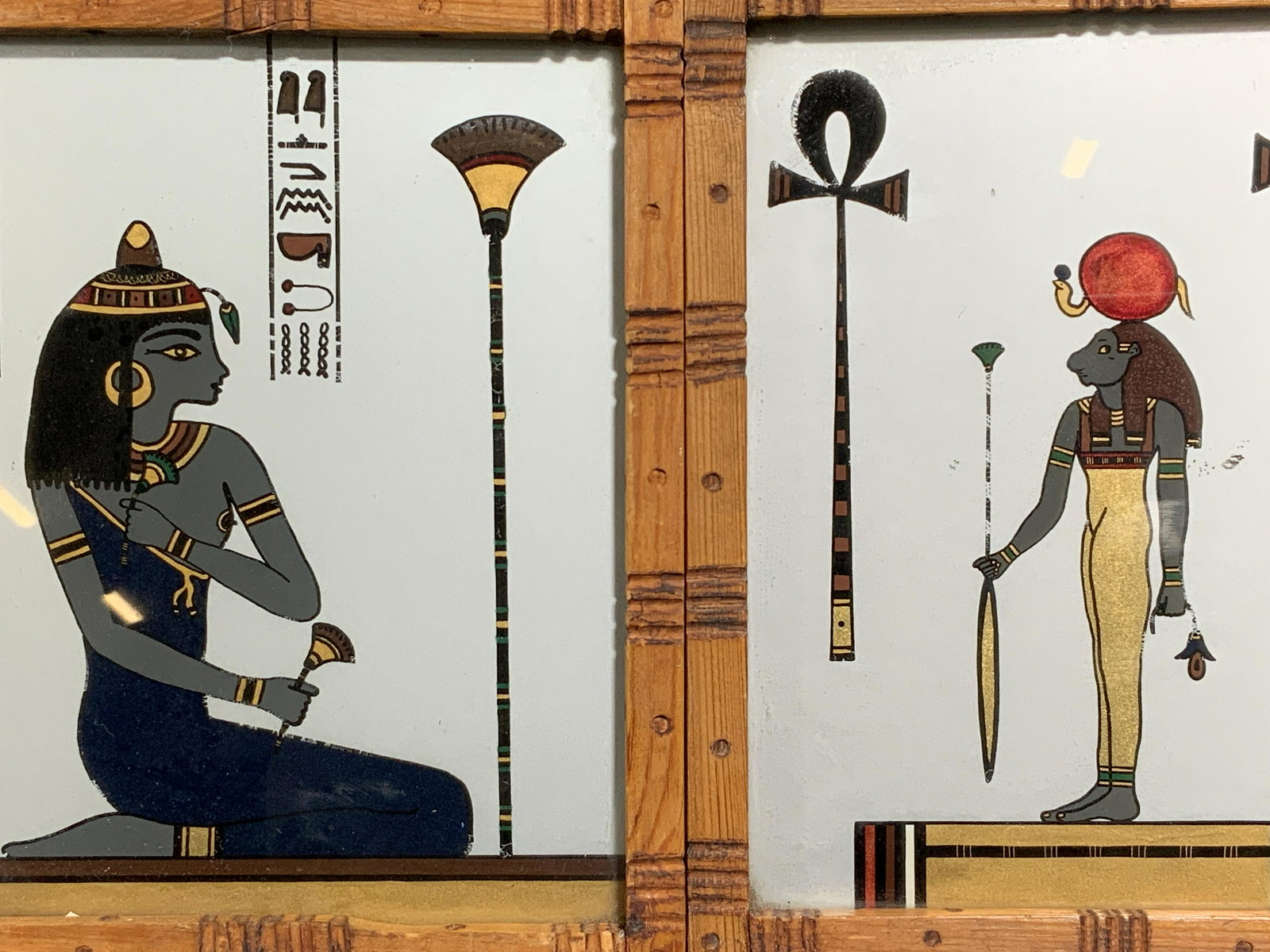 Pr Reverse Glass Egyptian Hieroglyph Illustration (1 of 9)