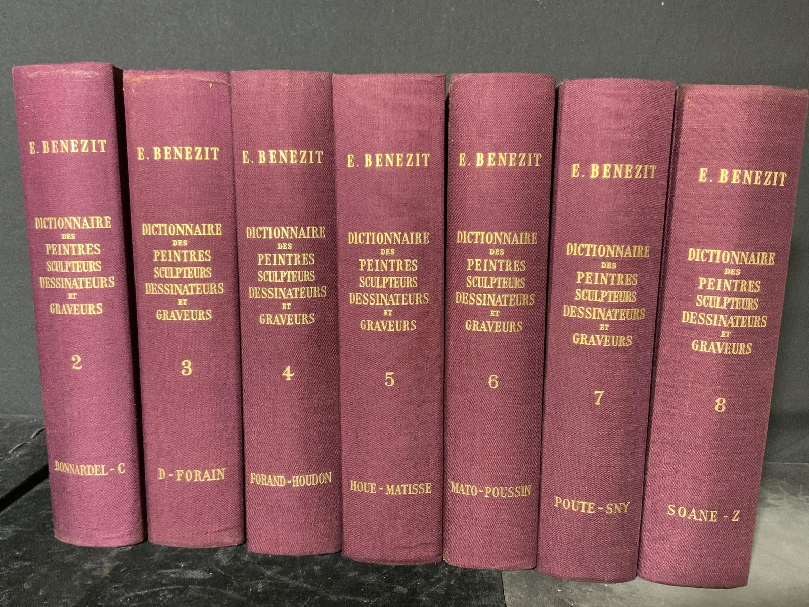 Group Lot 7 Benezit Dictionary of Artists (1 of 16)