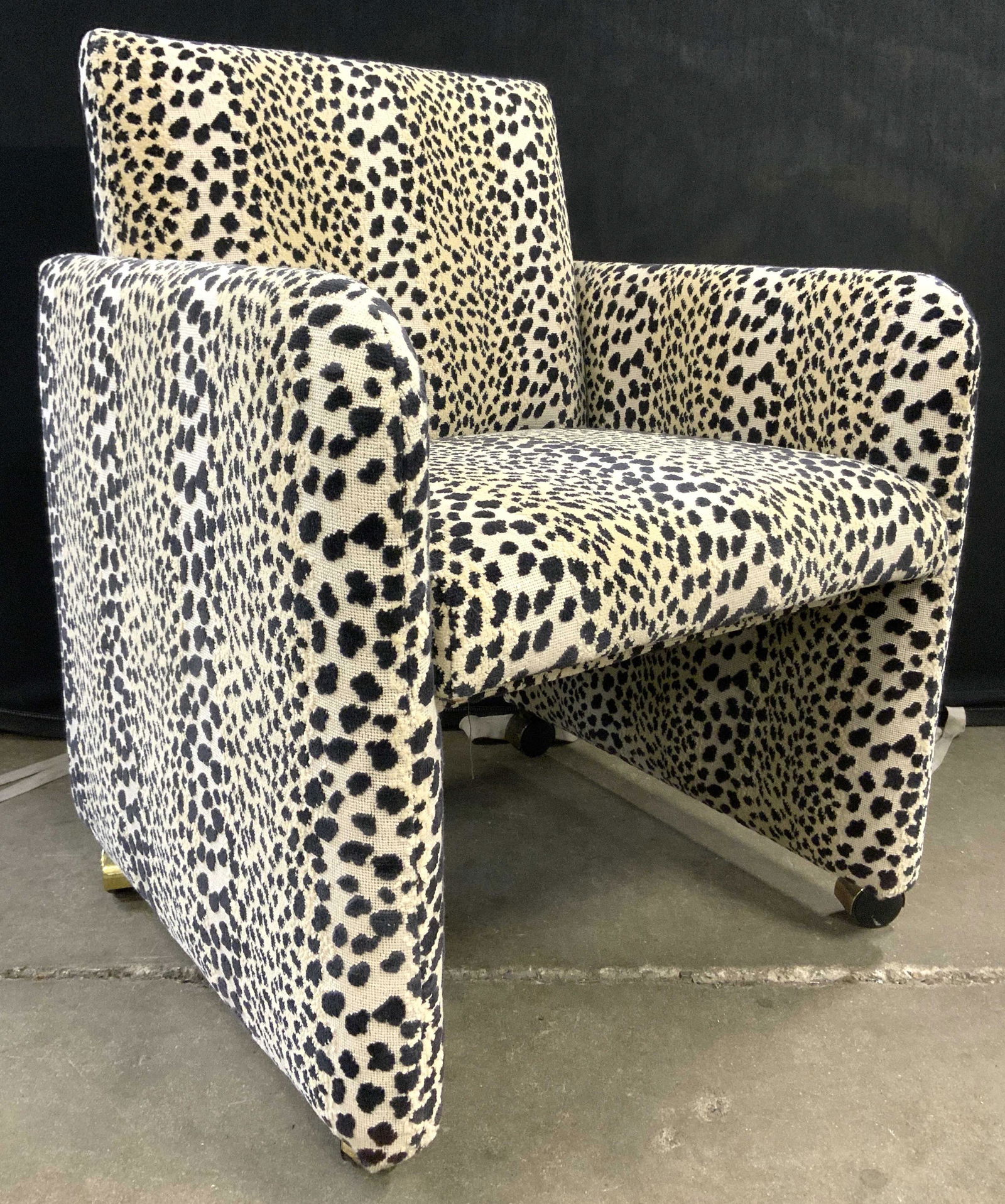 MCM ArmChair Leopard Print Clarence House Upholst (1 of 10)