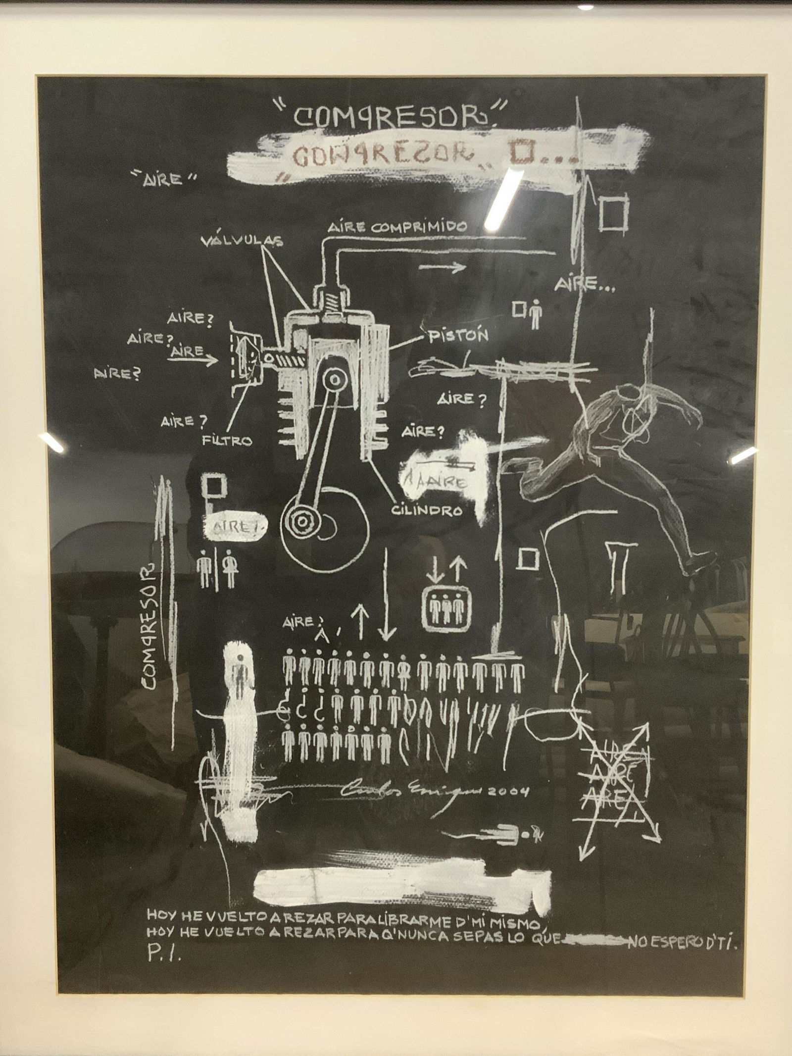 CARLOS Signed Color Pencil on Paper Artwork (1 of 10)