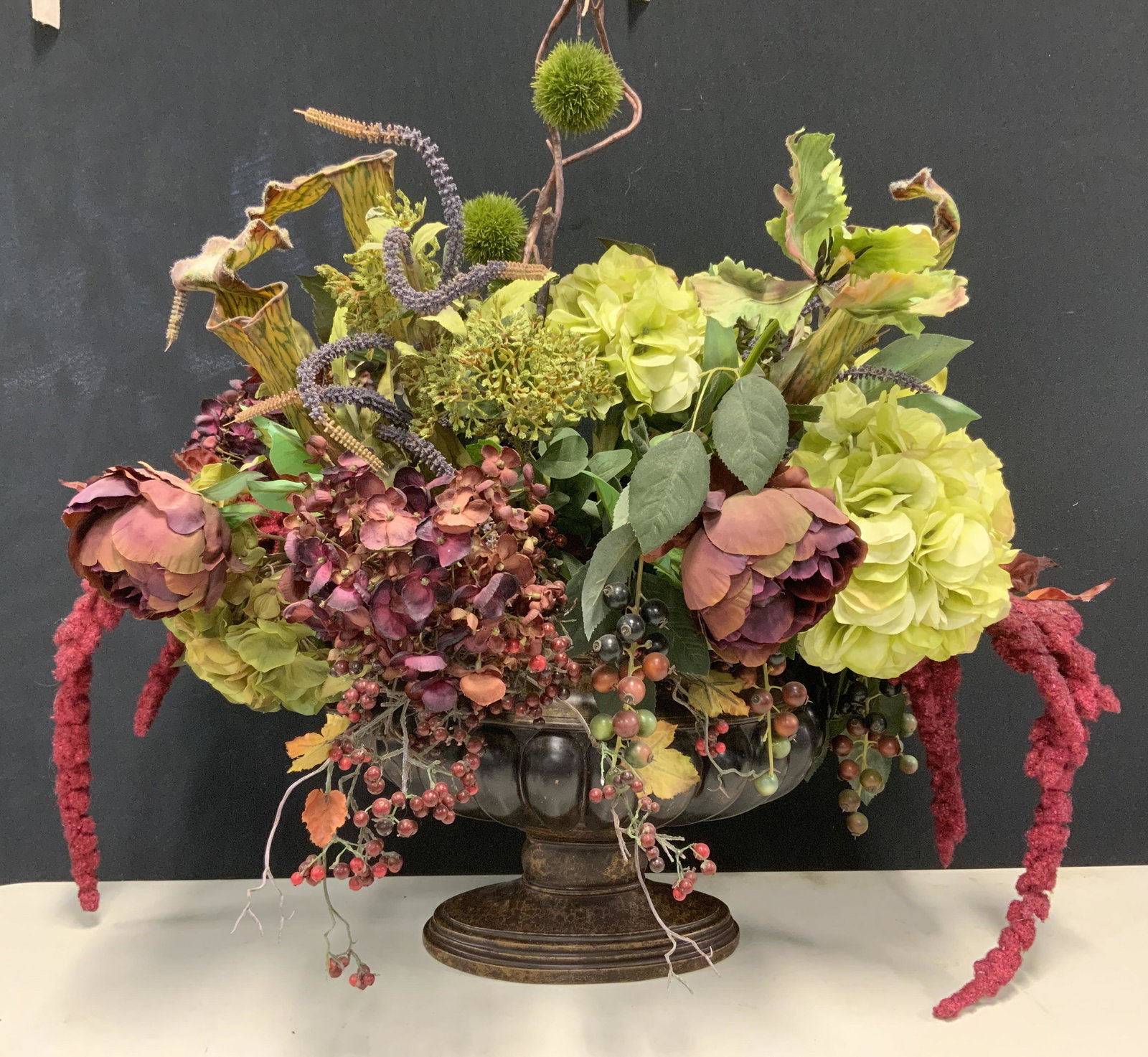 Faux Bouquet w Planter (1 of 8)