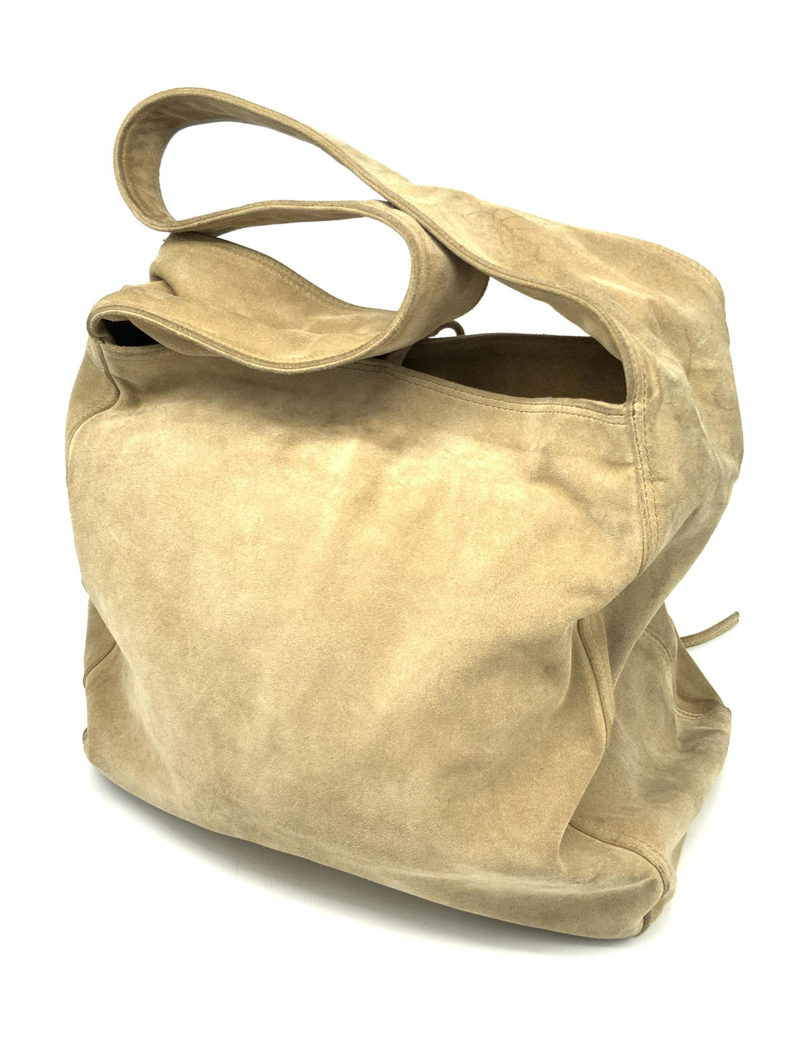 Vintage CARLOS FALCHI Suede Shoulder Purse (1 of 10)