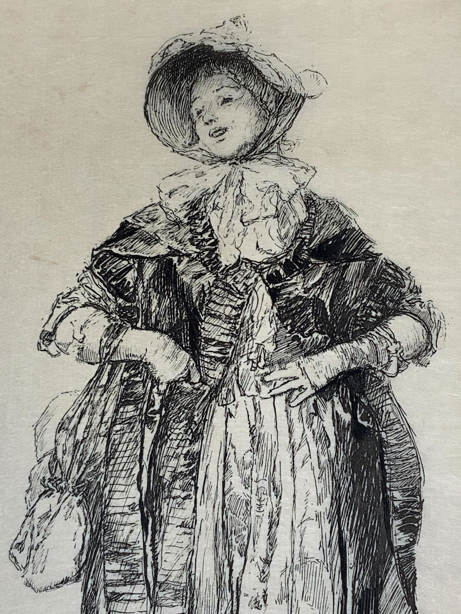 A SOBER, SENTIMENTAL INTERVIEW Etching (1 of 5)