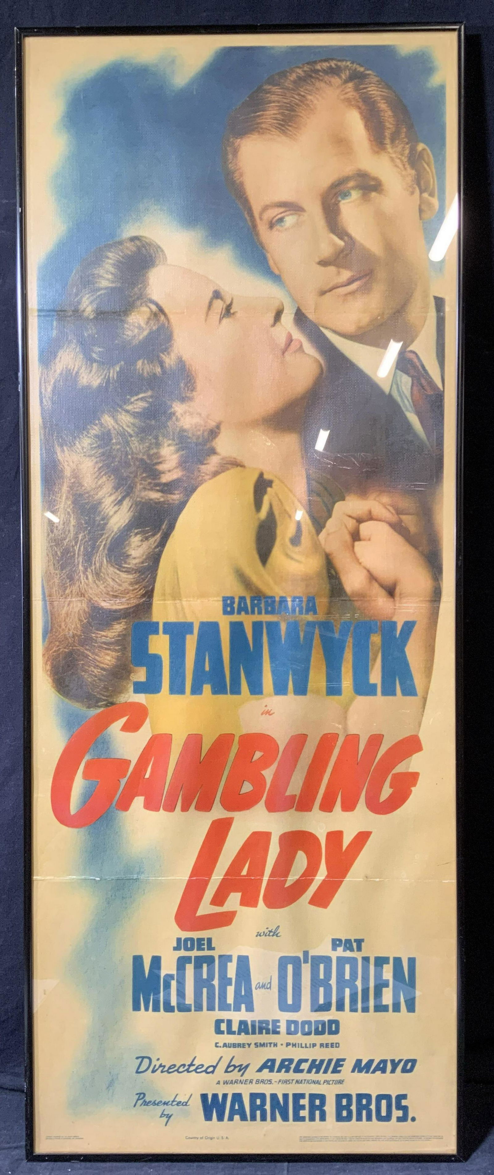 Gambling Lady Movies POSTER Lithograph (1 of 7)