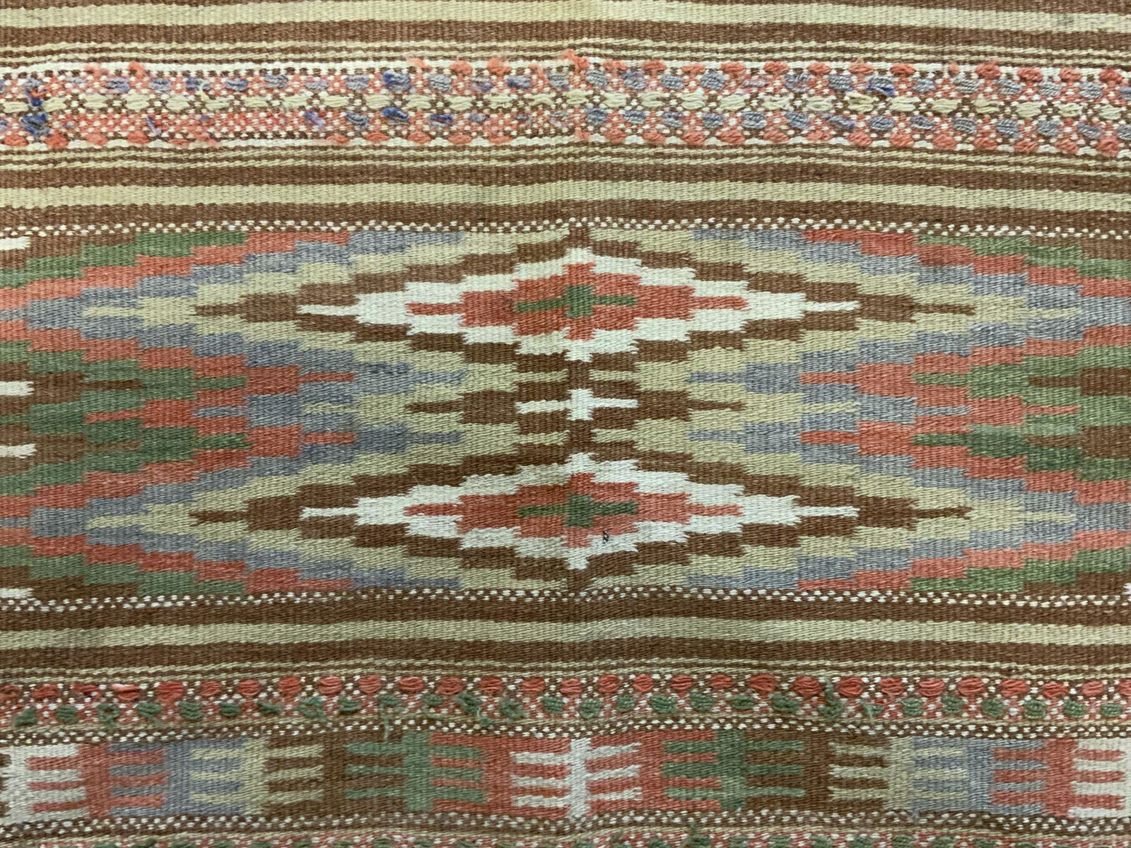 Fringed Flat Weave Area Rug (1 of 6)