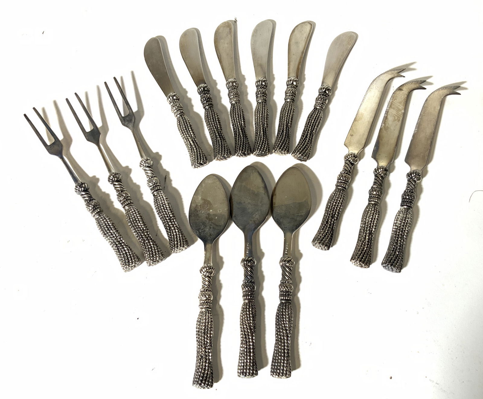 SILEA 15 Silver Plated Hors D Oeuvres Set (1 of 10)