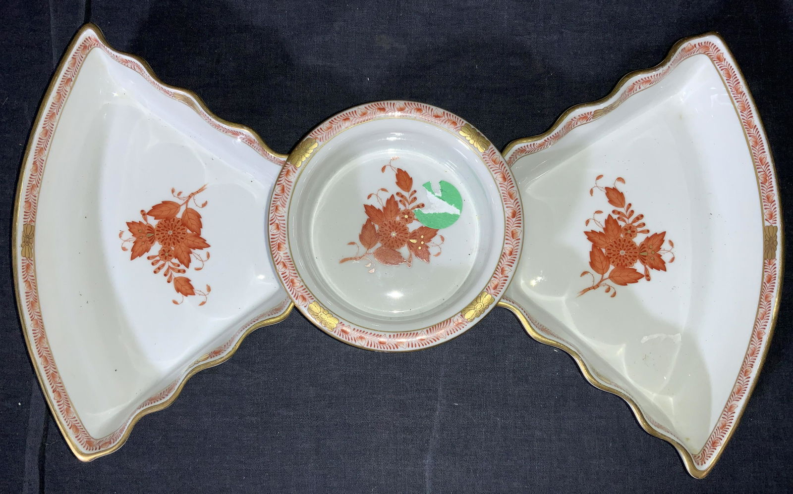 HEREND HUNGARY 3 PC Porcelain Set (1 of 11)