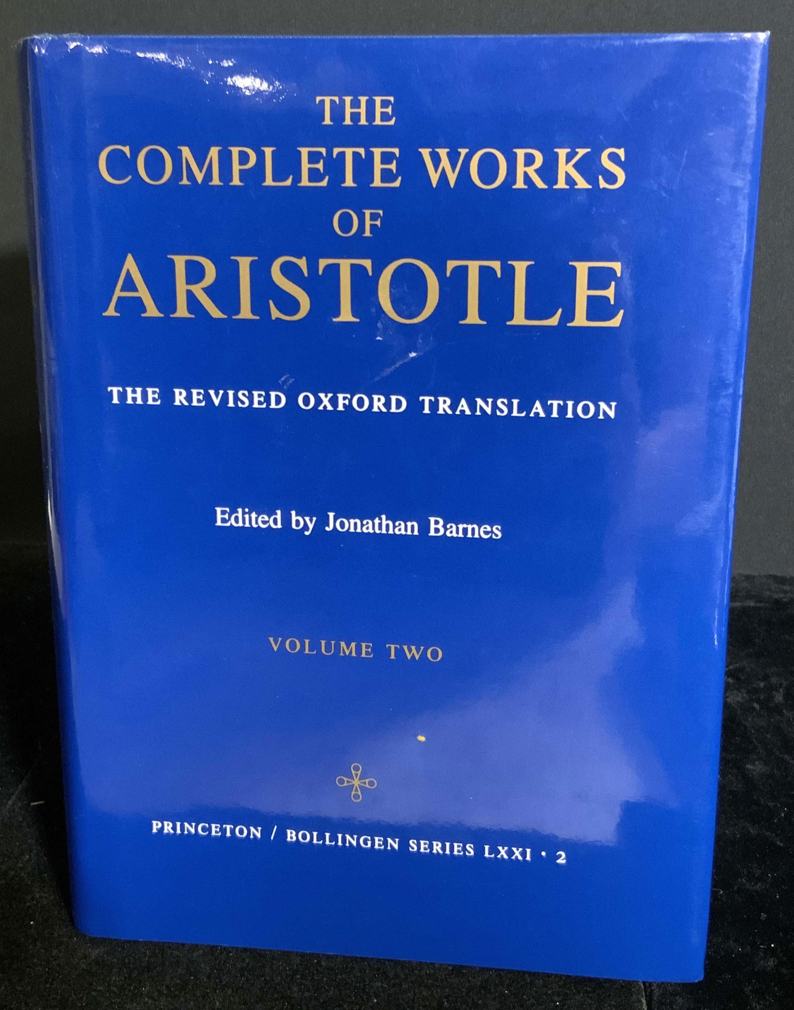 THE COMPLETE WORKS OF ARISTOTLE Vol. 2 Book (1 of 10)