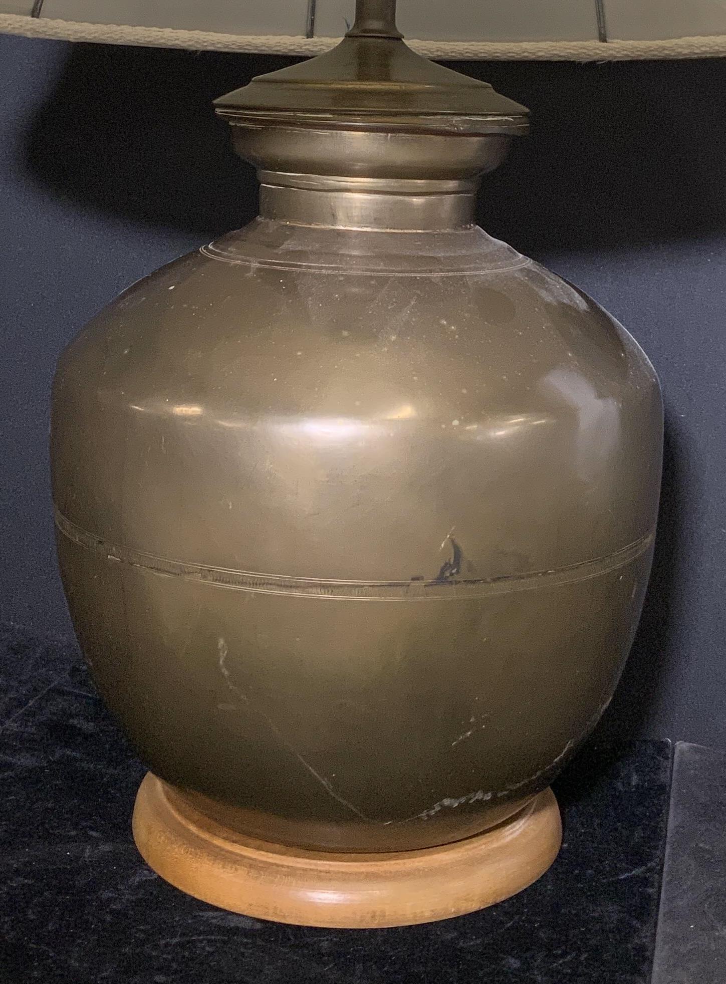 Brass Tabletop Lamp (1 of 7)