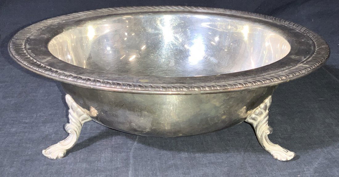 F.B. Rogers Co. Silver plated Footed Bowl (1 of 9)