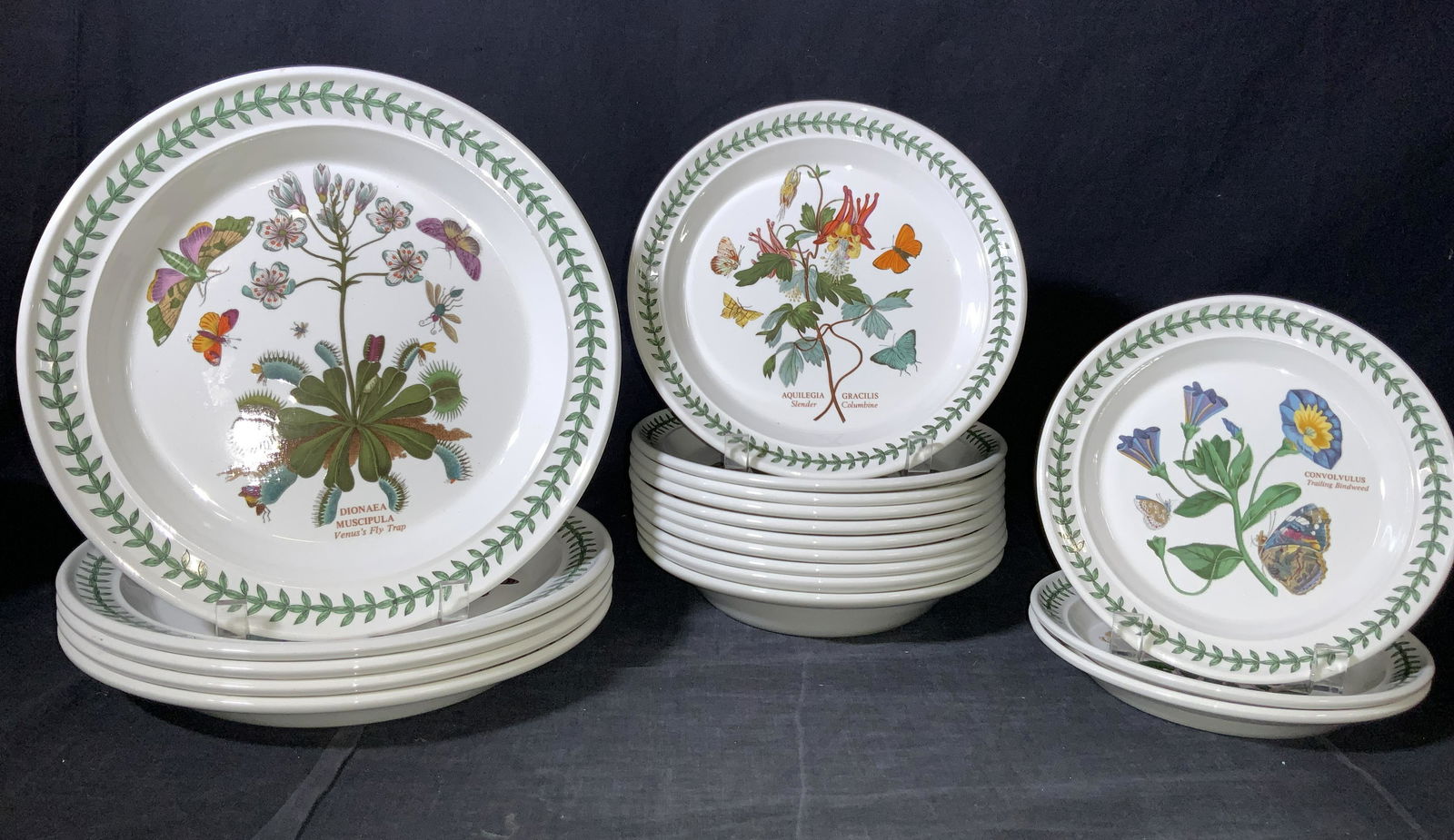 Set 18pcs The Botanic Garden Porcelain Dishes, Eng (1 of 8)