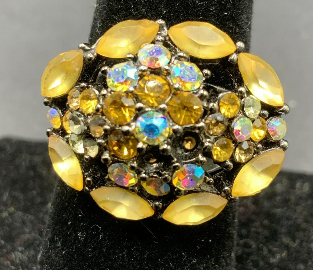 Crystal Cluster Fashion Ring (1 of 5)