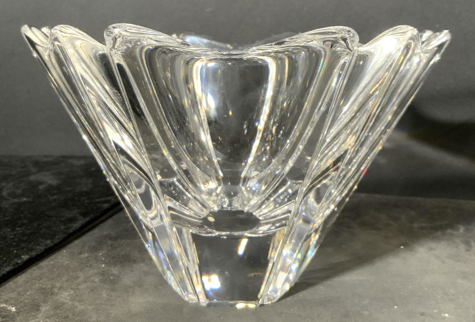ORREFORS SWEDEN Signed Crystal Bowl (1 of 7)