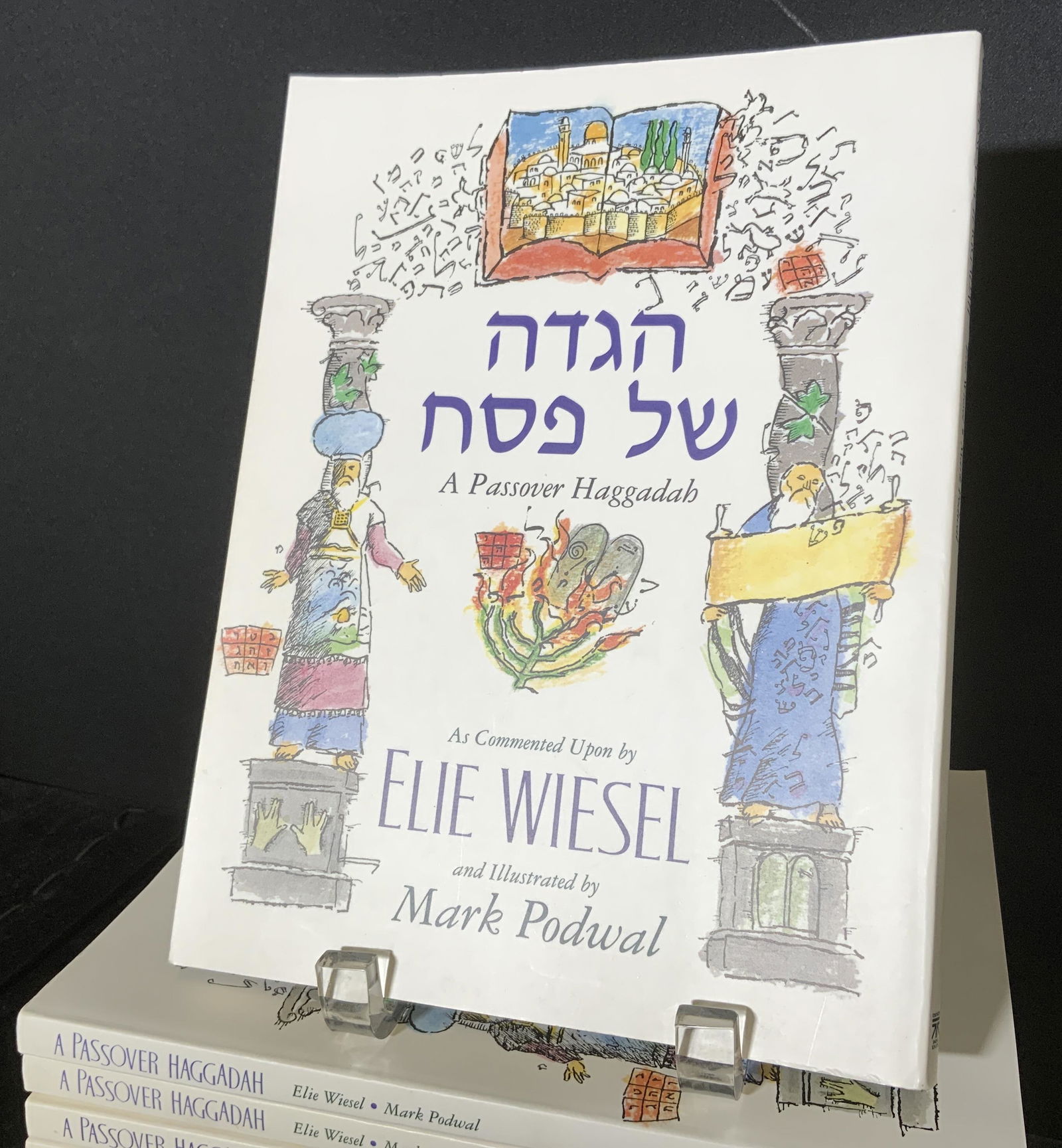 Group Lot 13 A PASSOVER HAGGADAH by ELLIE WIESEL (1 of 5)