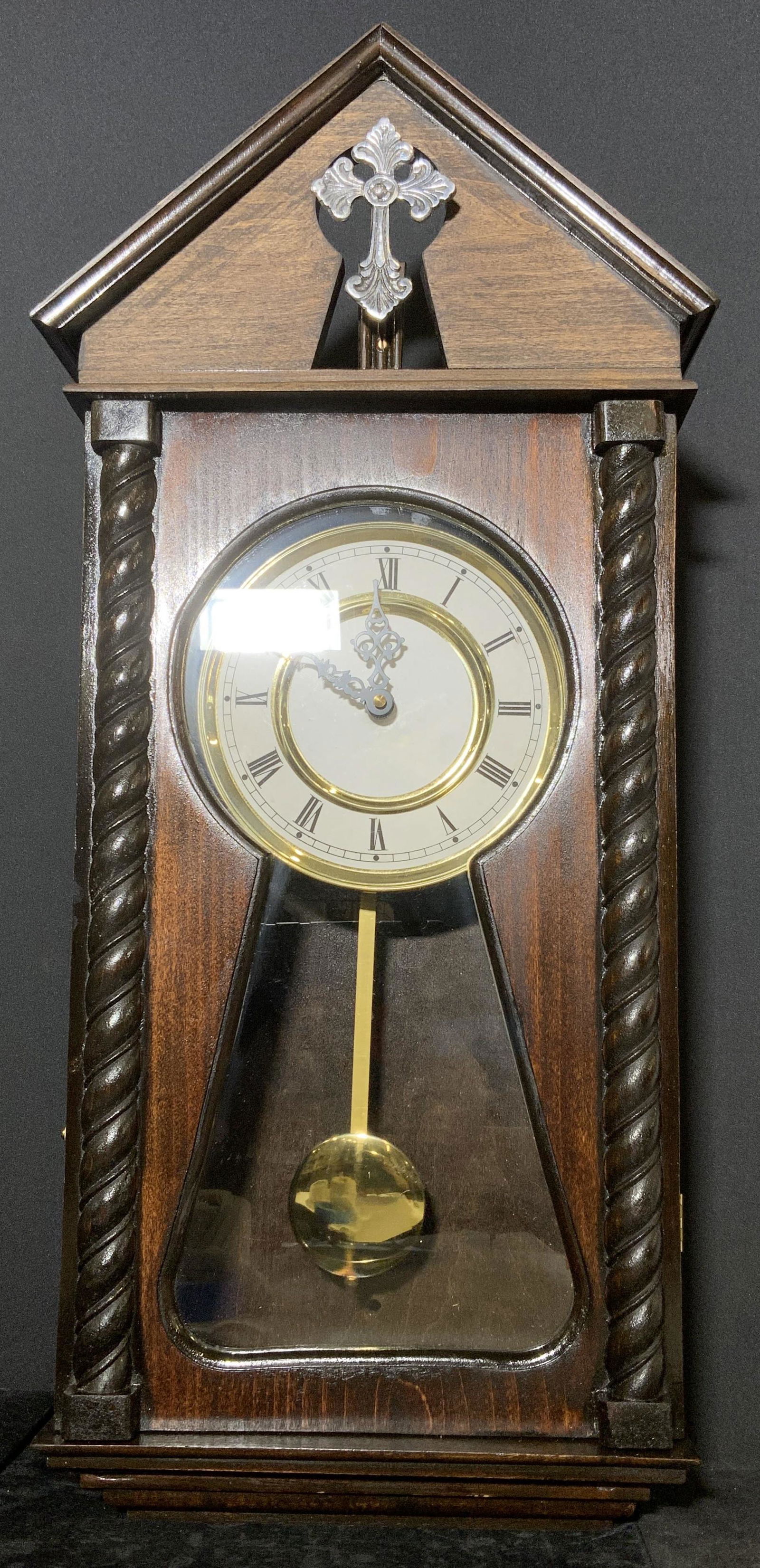 Wooden J SMITH Wall Mount Clock (1 of 6)