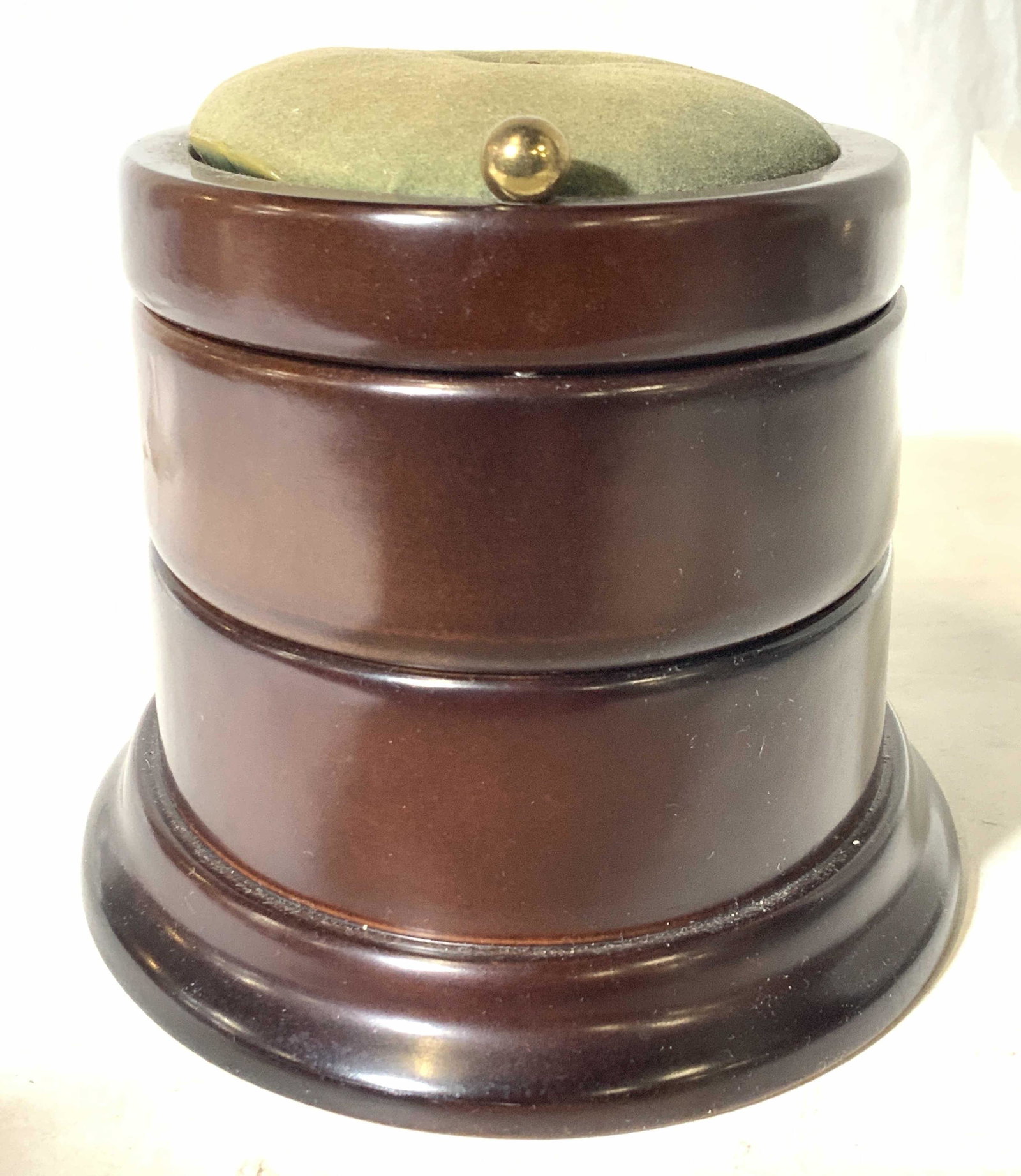 BOMBAY CO Mahogany Sewing Box (1 of 7)