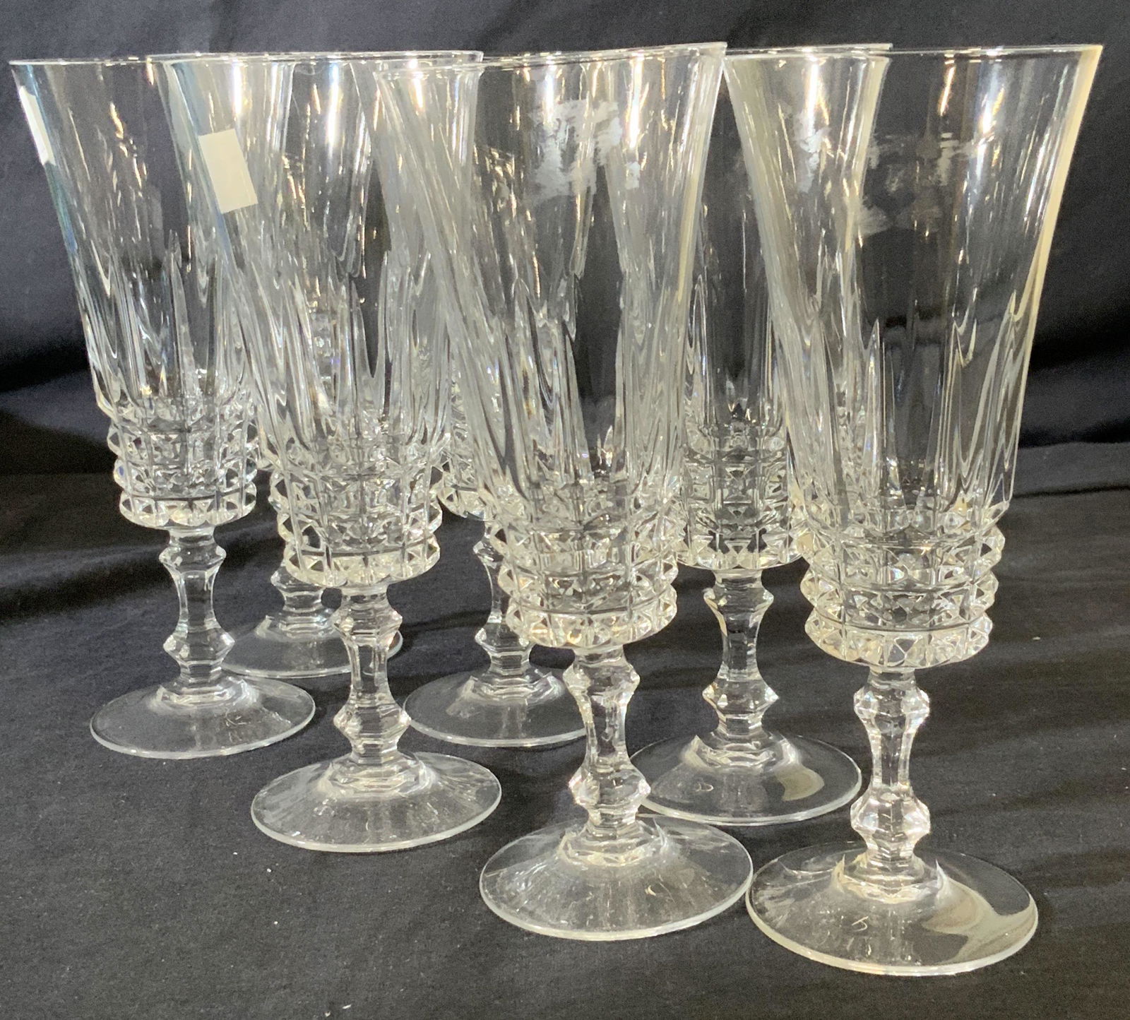 Set 7 Cut Crystal Stemware (1 of 6)