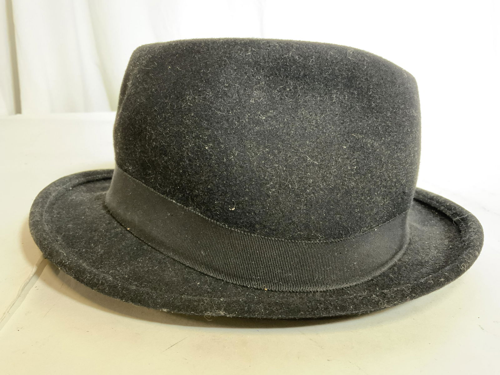 FRANK OLIVE Black Wool Hat (1 of 8)