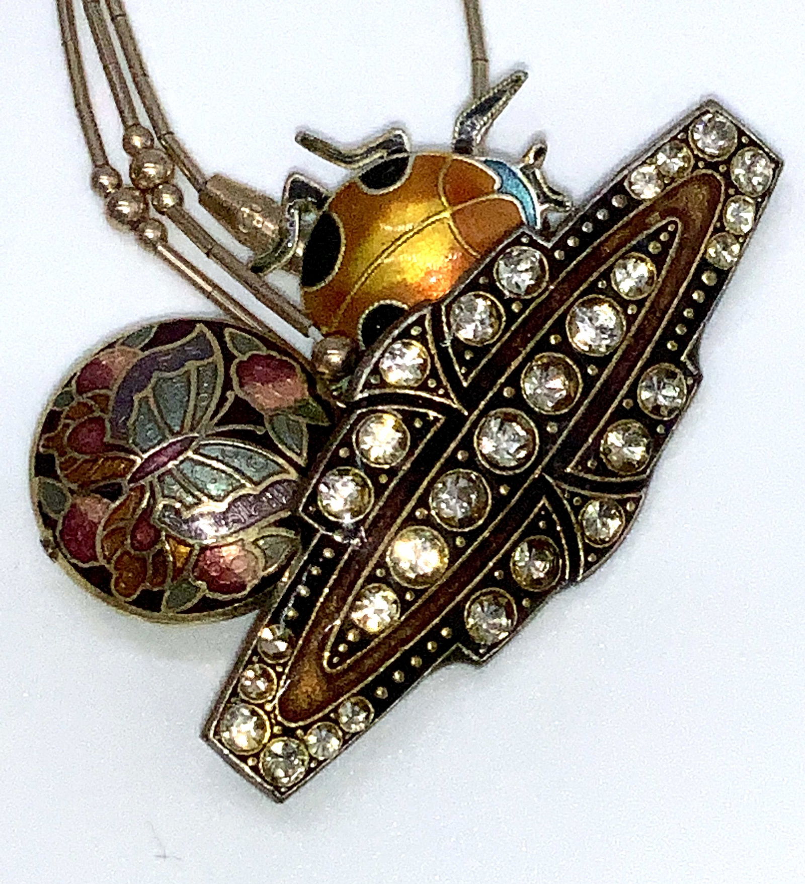 Grp 3 Enamel vintage Jewelry (1 of 5)