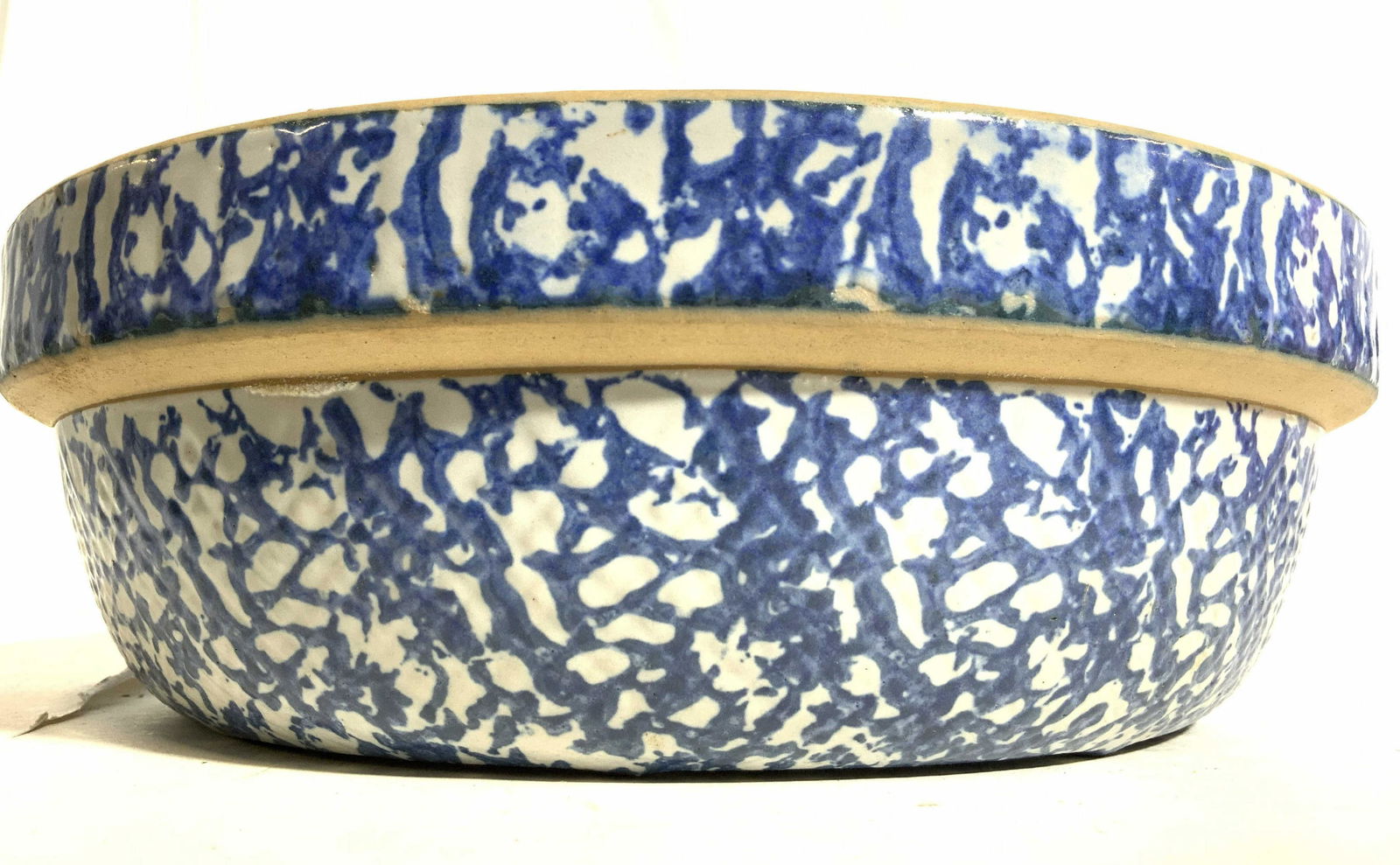 Antique Ceramic Spongeware Bowl Vessel (1 of 7)