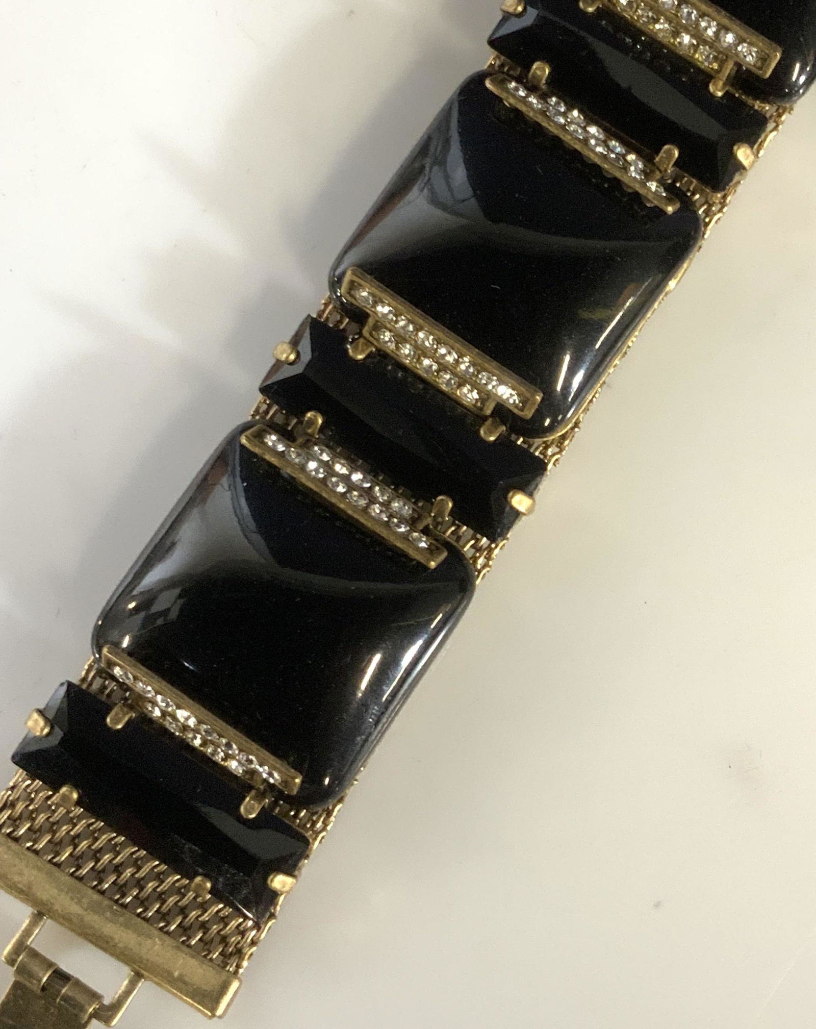 Chunky J. Crew Black Brass Bracelet, NWT (1 of 6)