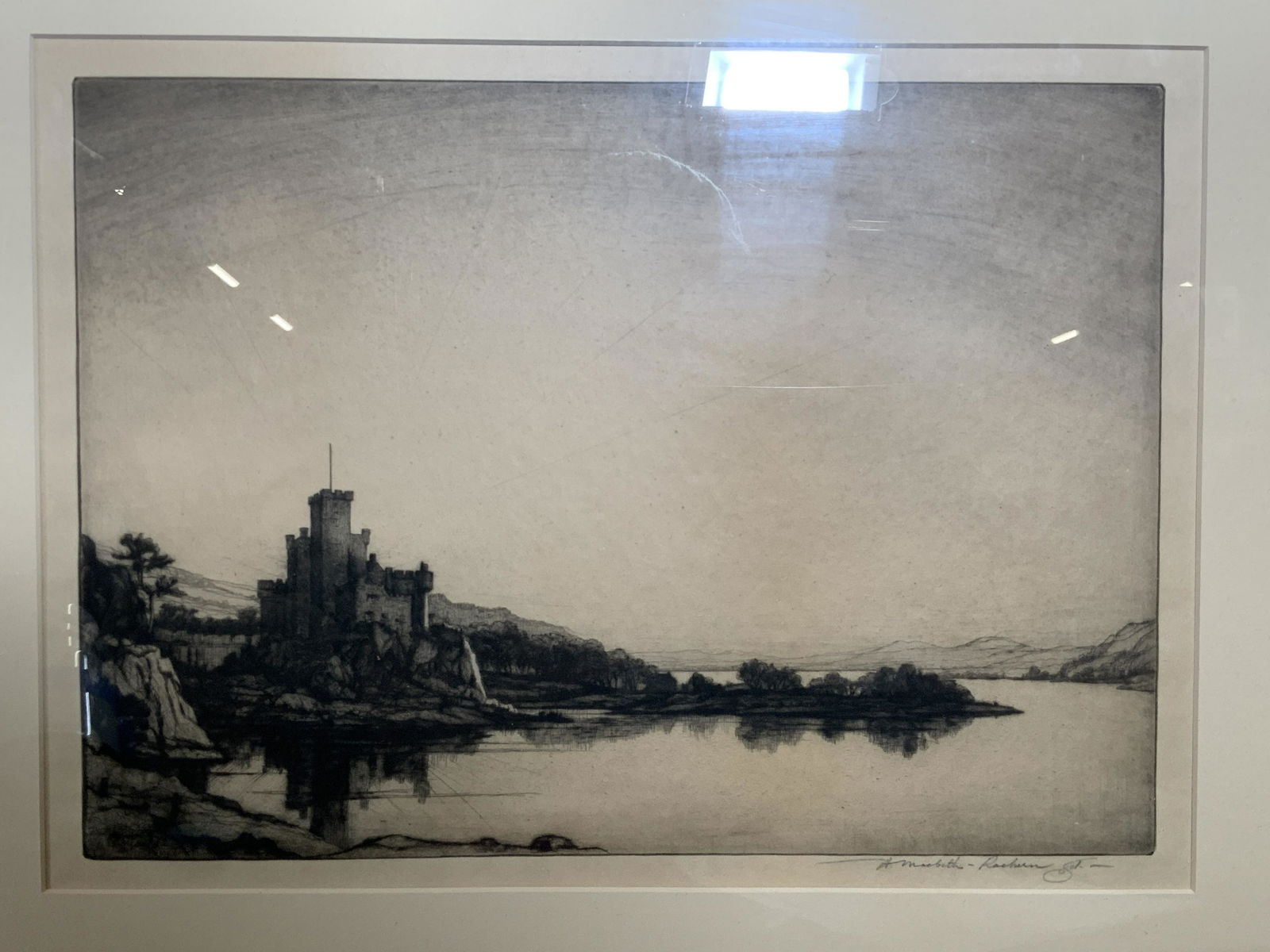 Signed Henry Macbeth Raeburn Antique Etching (1 of 9)