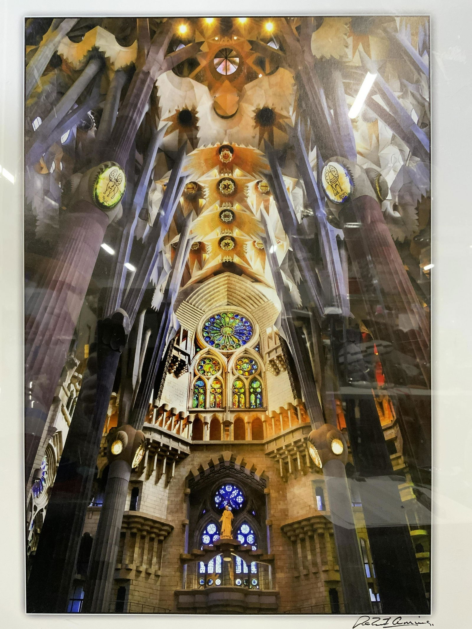 ROBERT A. CUMINS Signed Photograph of Sagrada Fam. (1 of 9)