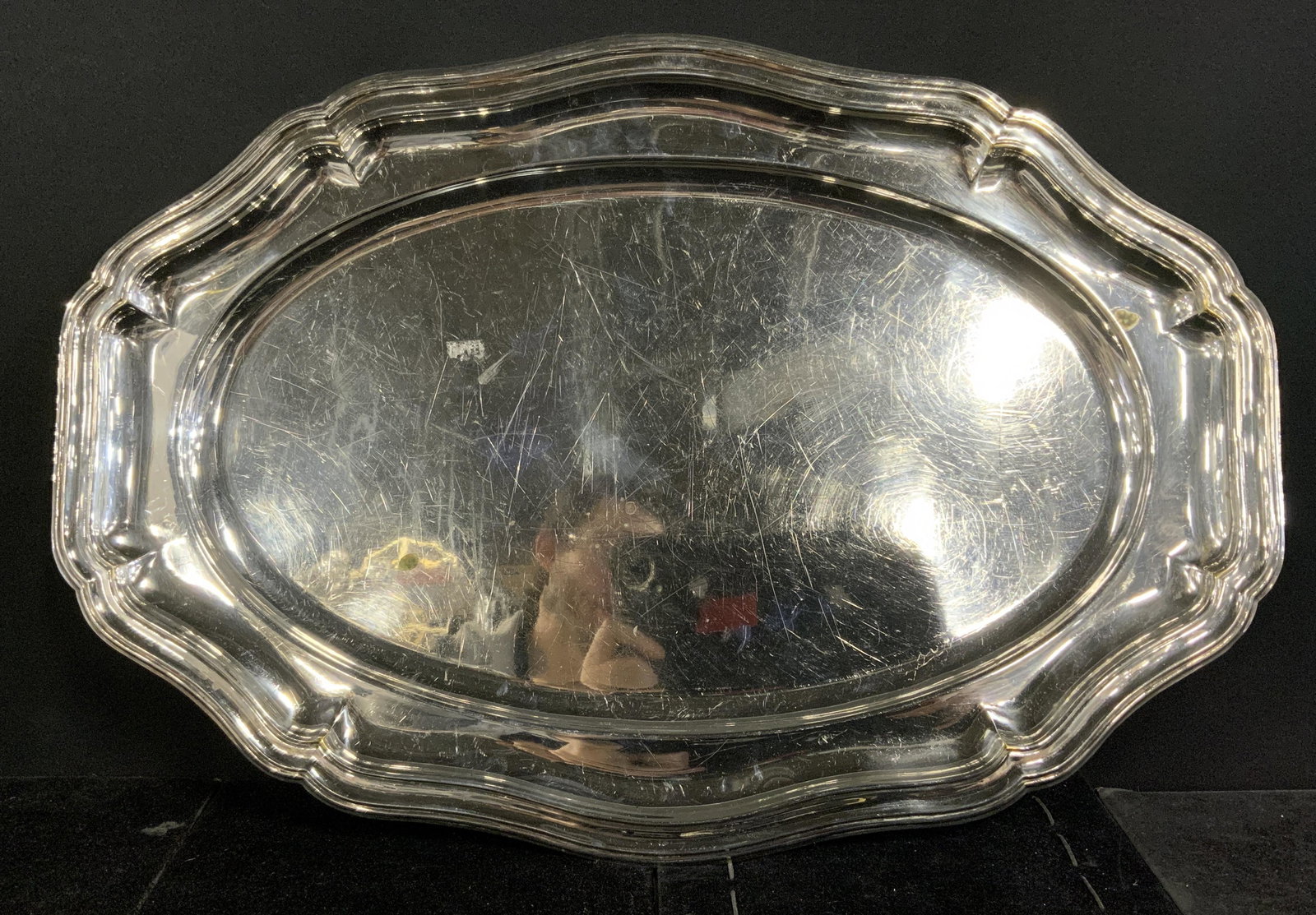 DE UBERTI Silver Toned Platter, Italy (1 of 5)