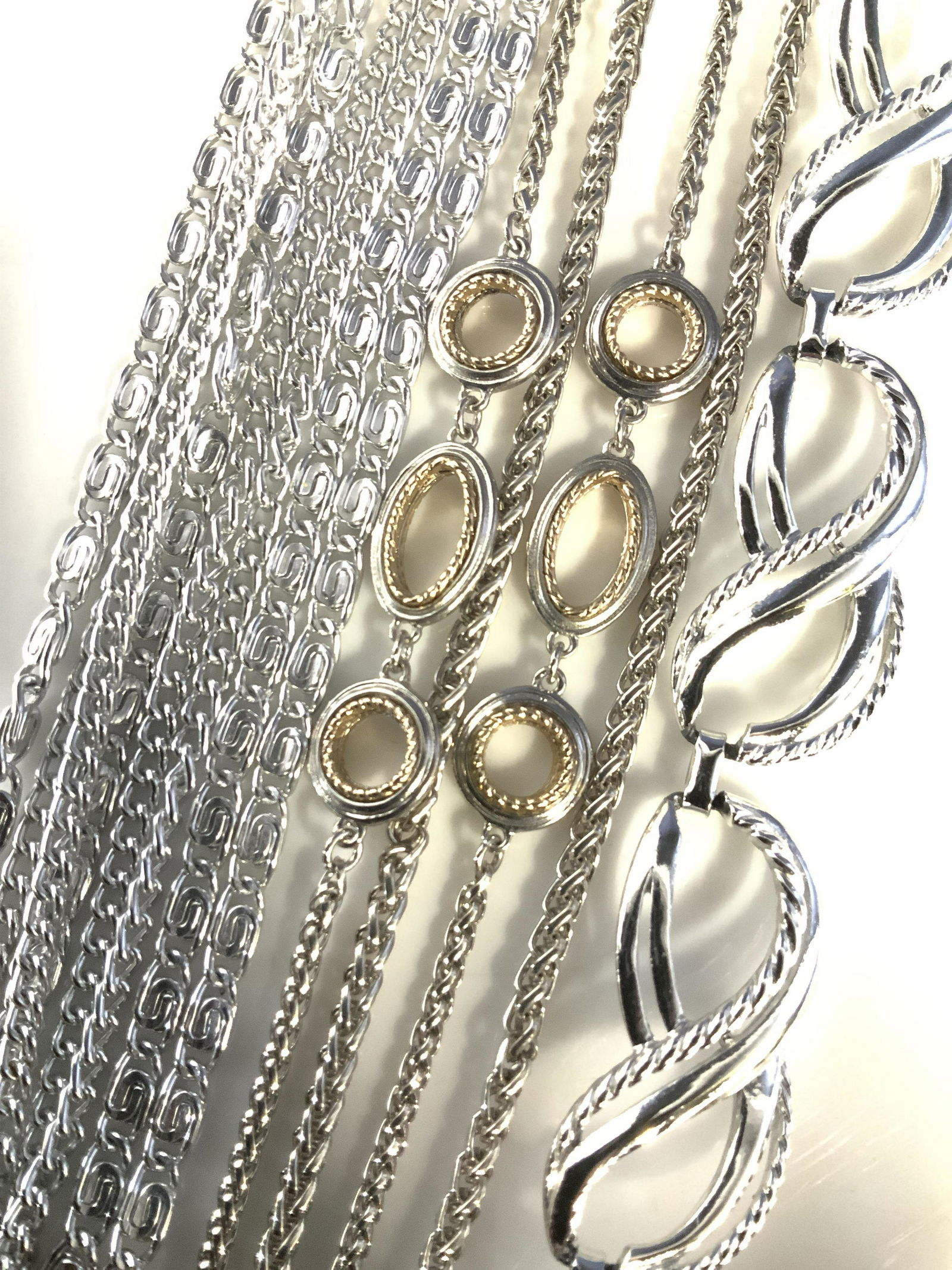 CHANEL Style, Sarah COV Silver Tn Necklaces,3 (1 of 6)