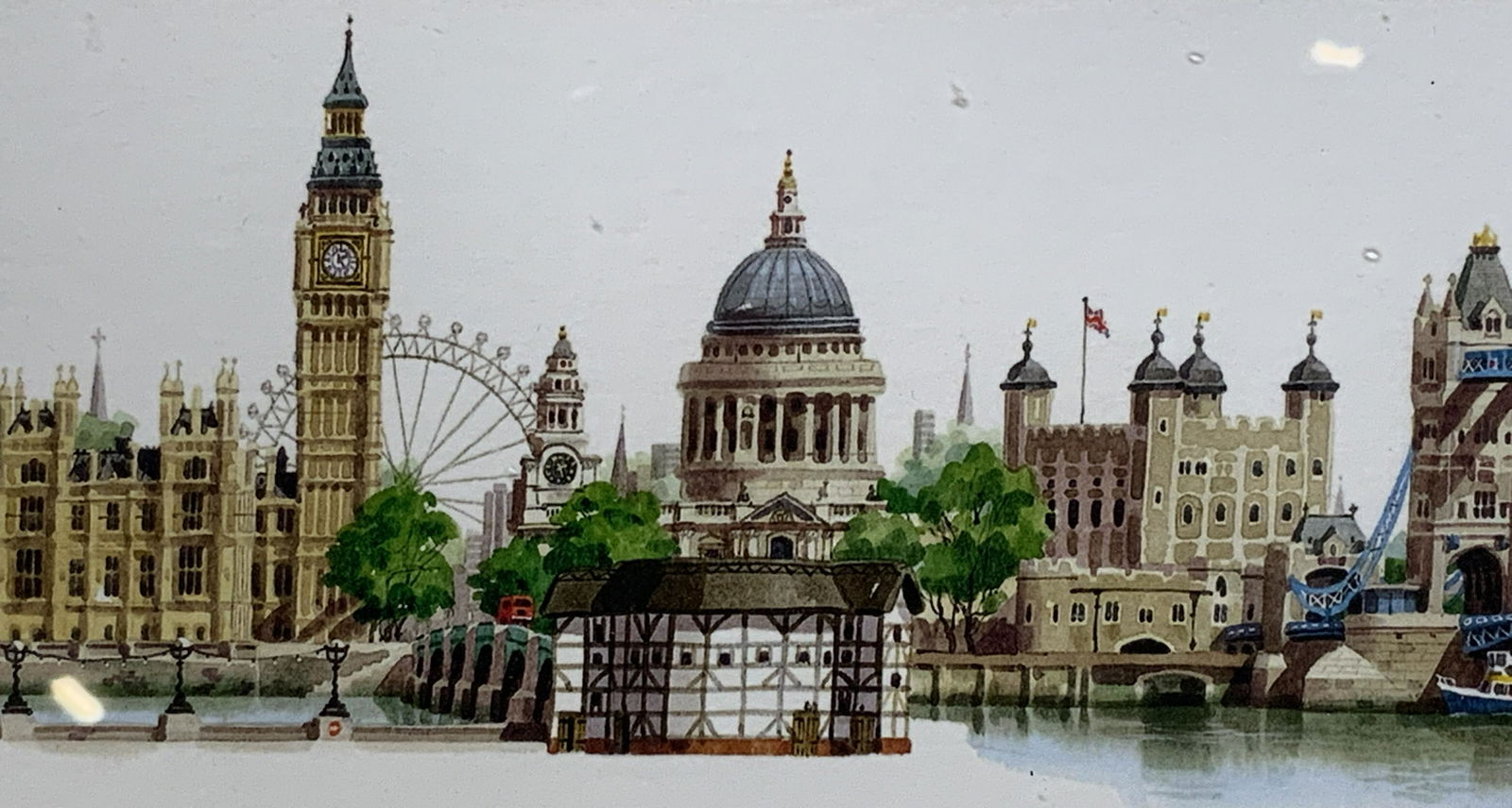 MATTHEW COOK London Landmarks Lithograph (1 of 6)