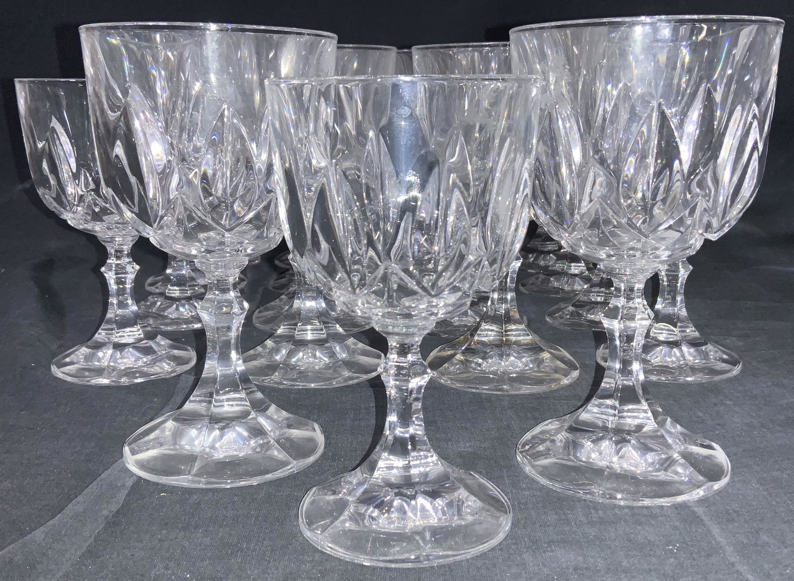 Set 19 Cut Crystal Goblet Stemware Mar 16, 2022 The Benefit Shop