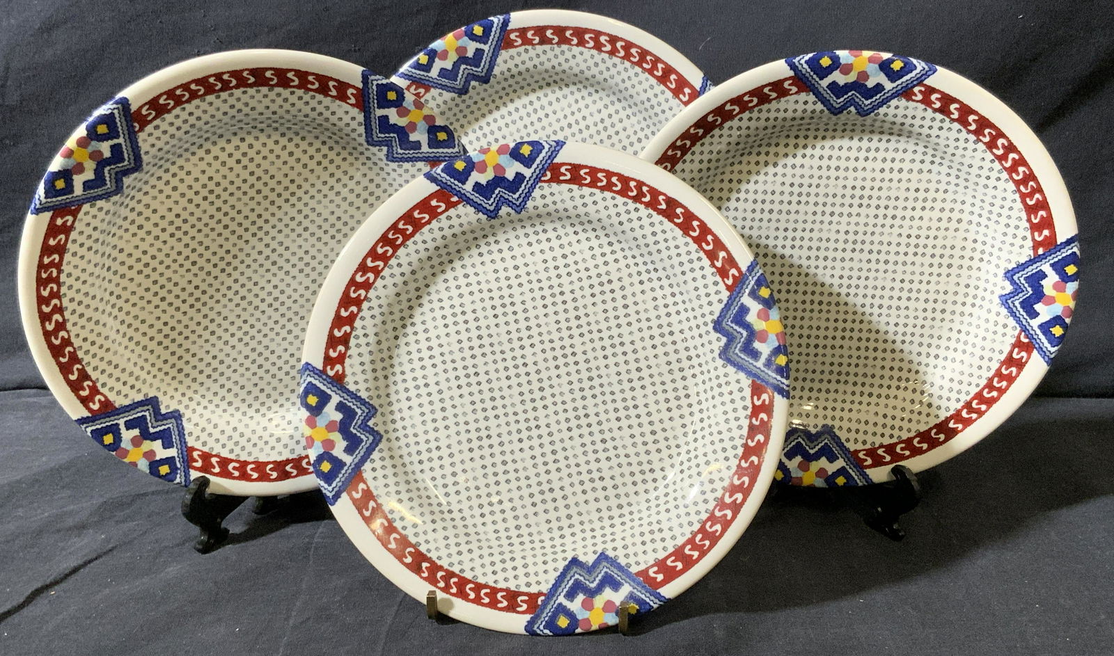 JULISKA Tangier Porcelain Plates, Portugal (1 of 4)