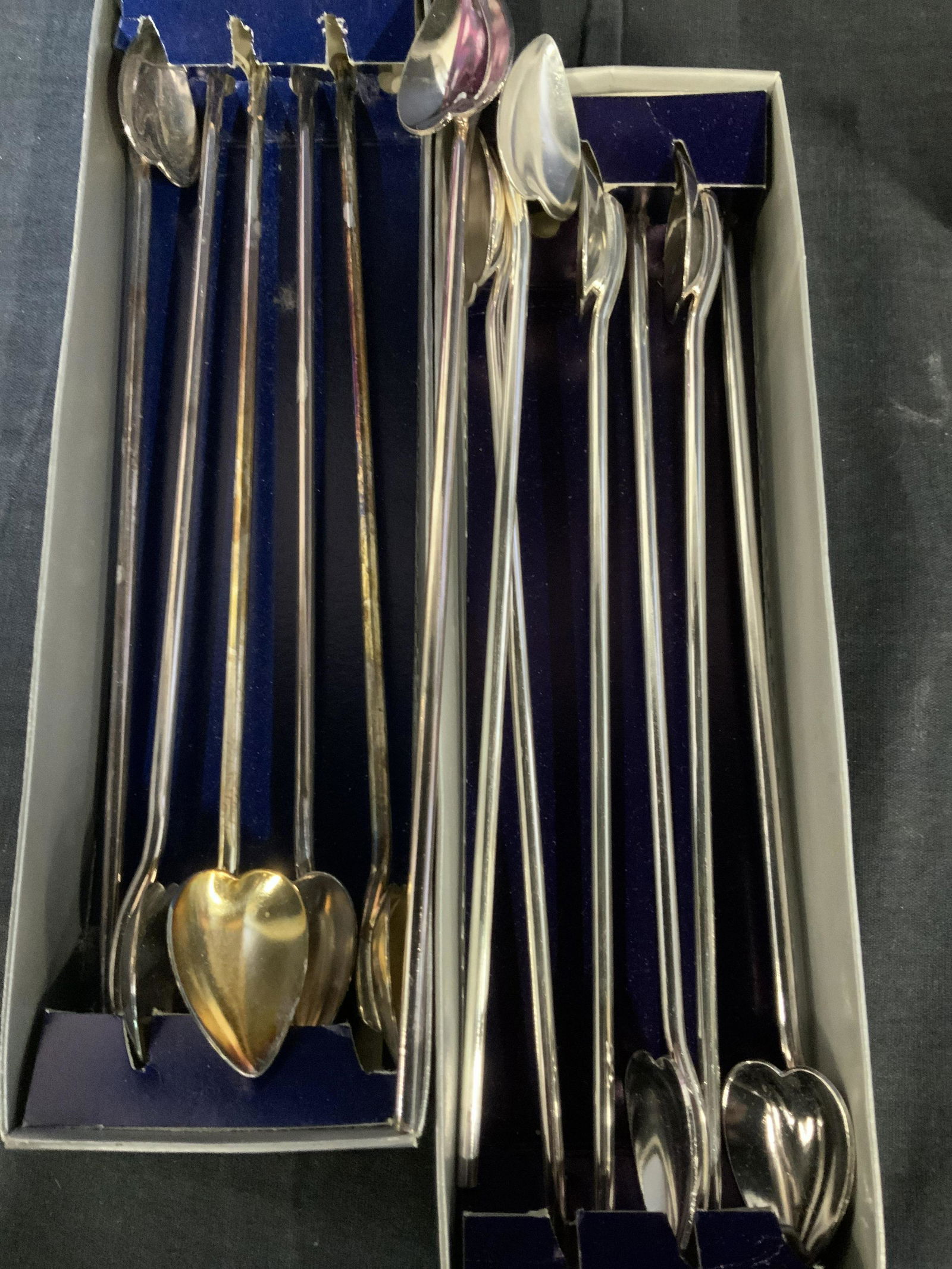 2 Boxed Sets Ice Tea Spoons, Italy 12 (1 of 5)