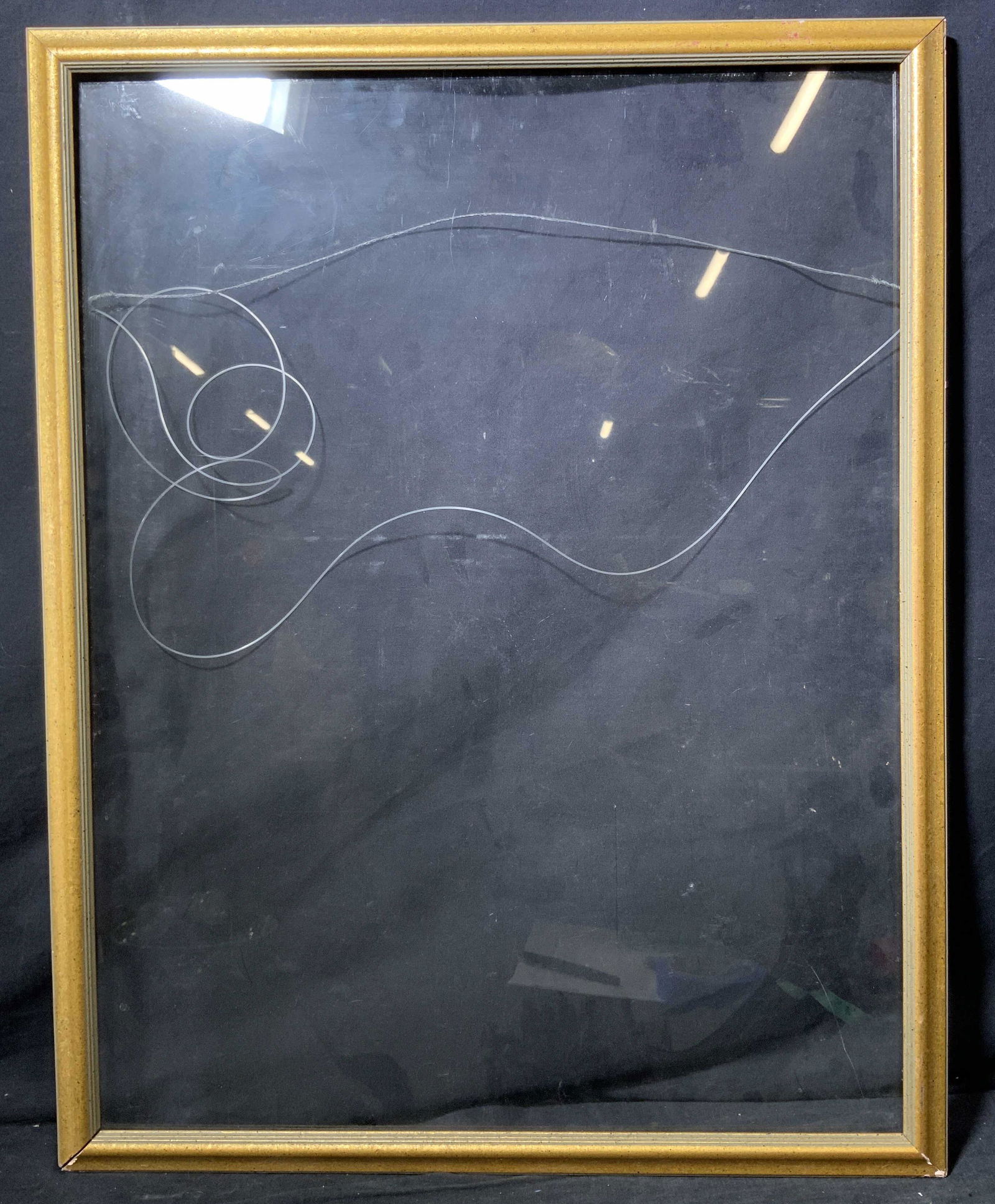 Gold Toned Wood Art Frame With Acrylic (1 of 5)