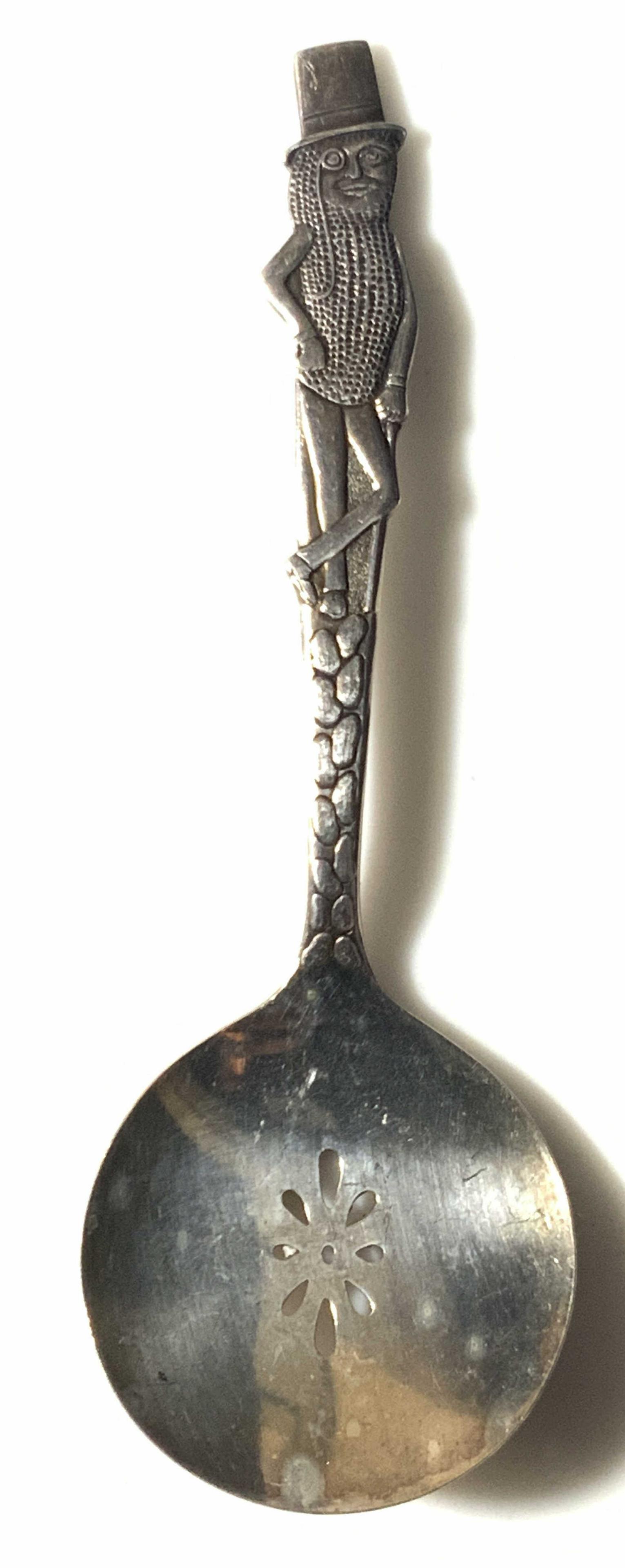 Vintage CARLTON Silver Plated Mr Peanut Spoon (1 of 7)